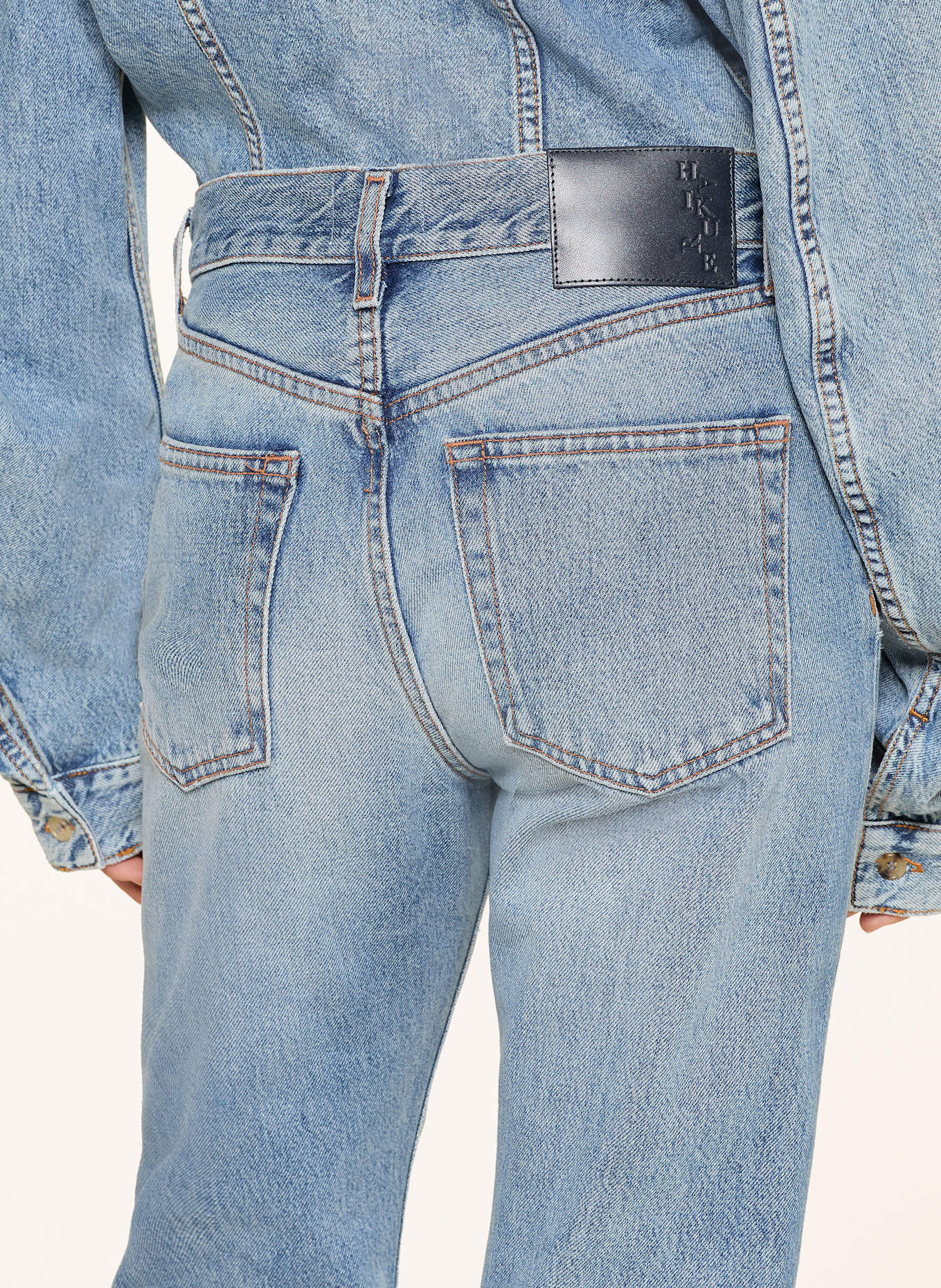 HAIKURE Jeansy bootcut FLORA DIVE BLUE WASH: L0892 DIVE BLUE WASH