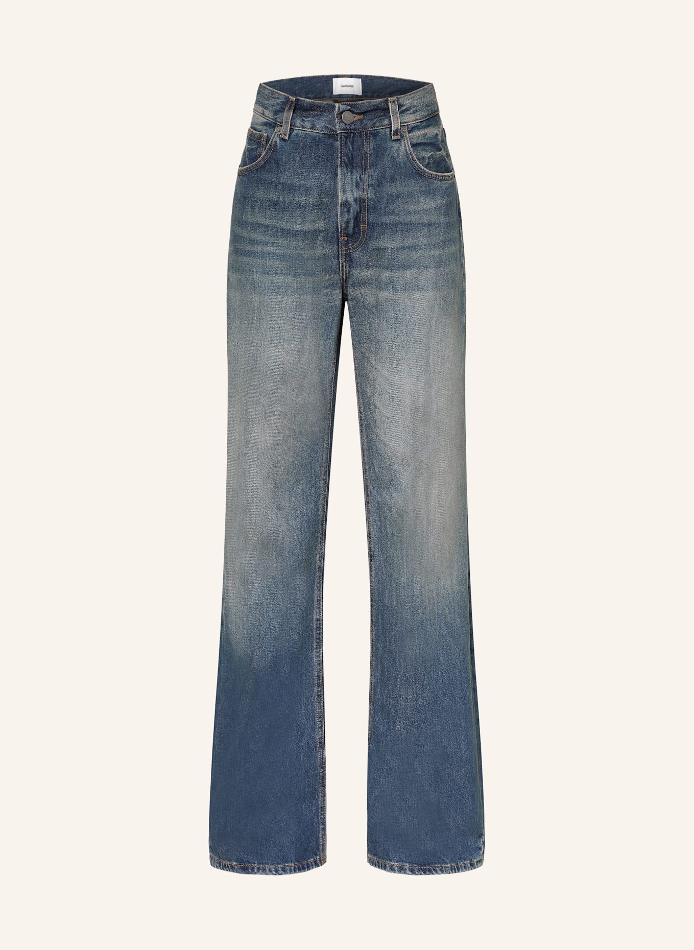 HAIKURE Wide Leg Jeans KOREA: L0771 INTENSE BLUE
