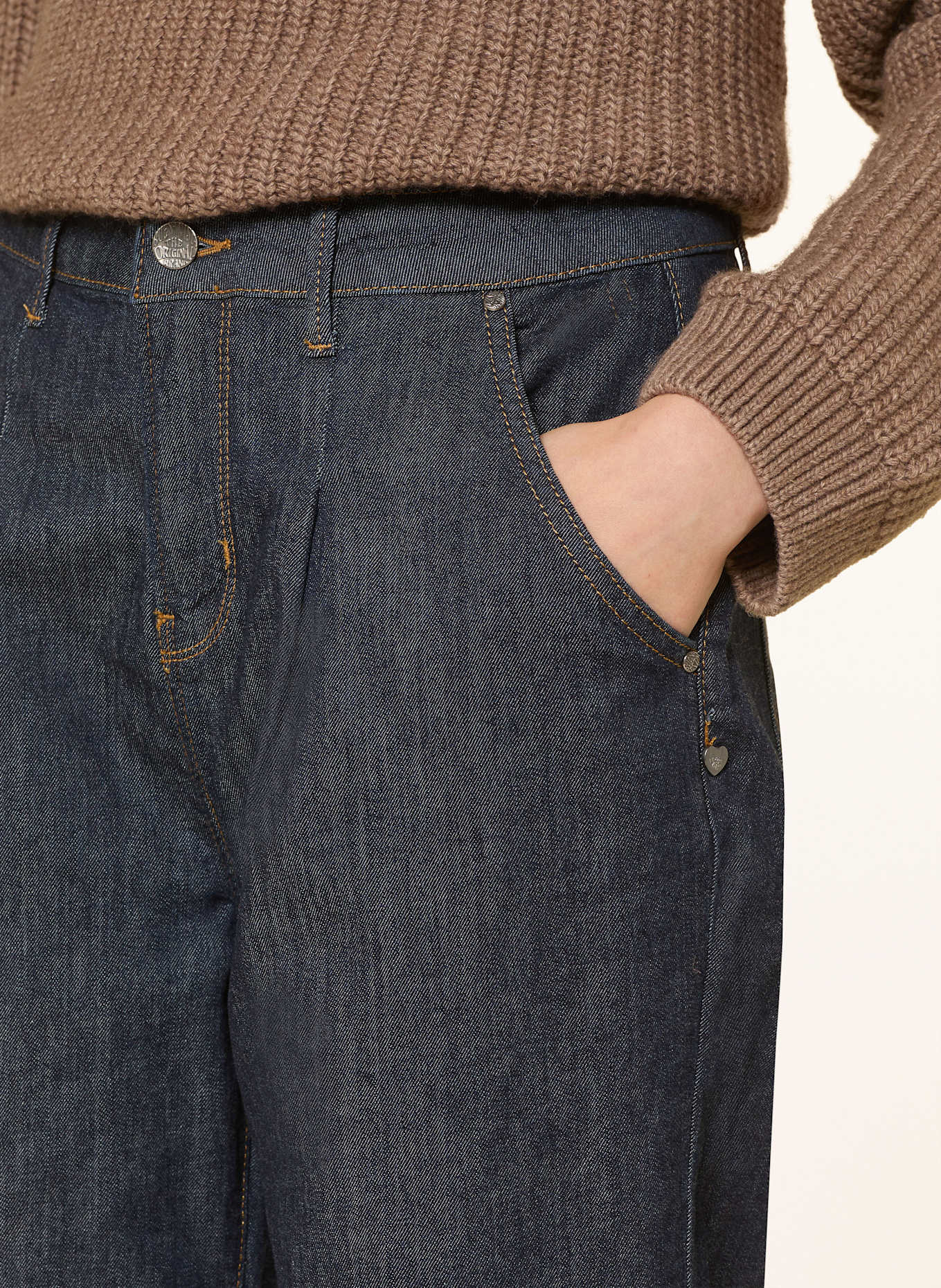 Buena Vista Cropped Jeans BALLON: 9110 rinse wash