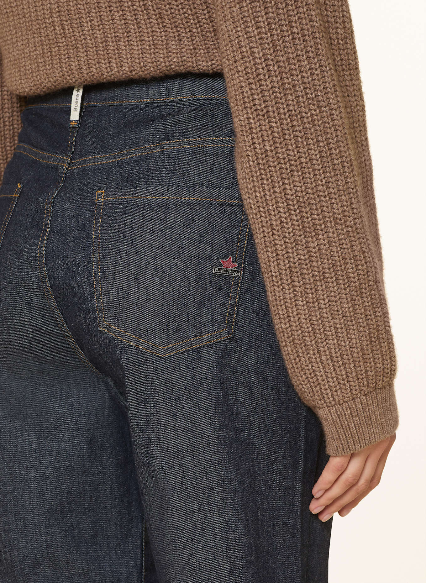 Buena Vista Cropped Jeans BALLON: 9110 rinse wash