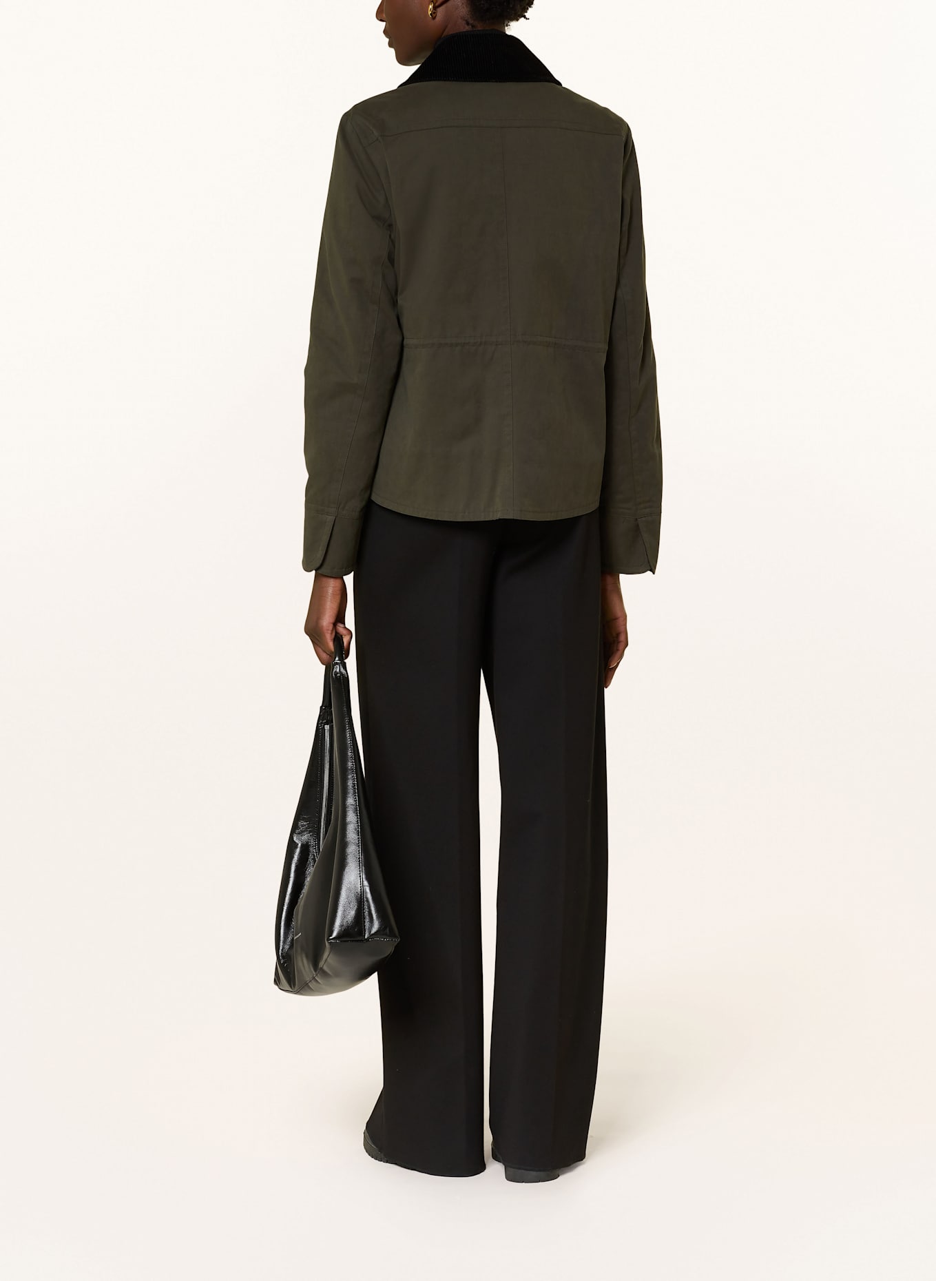 lilienfels Fieldjacke im Materialmix: OLIV