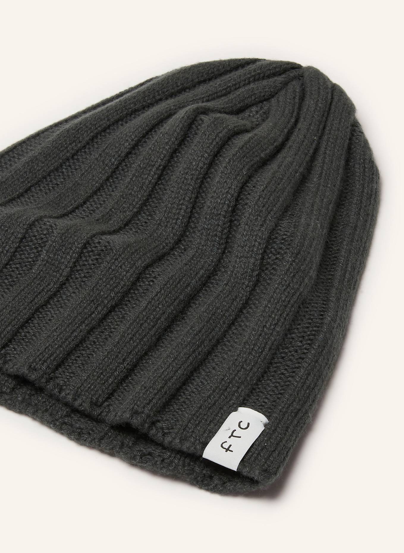 FTC CASHMERE Cashmere-Mütze: OLIV