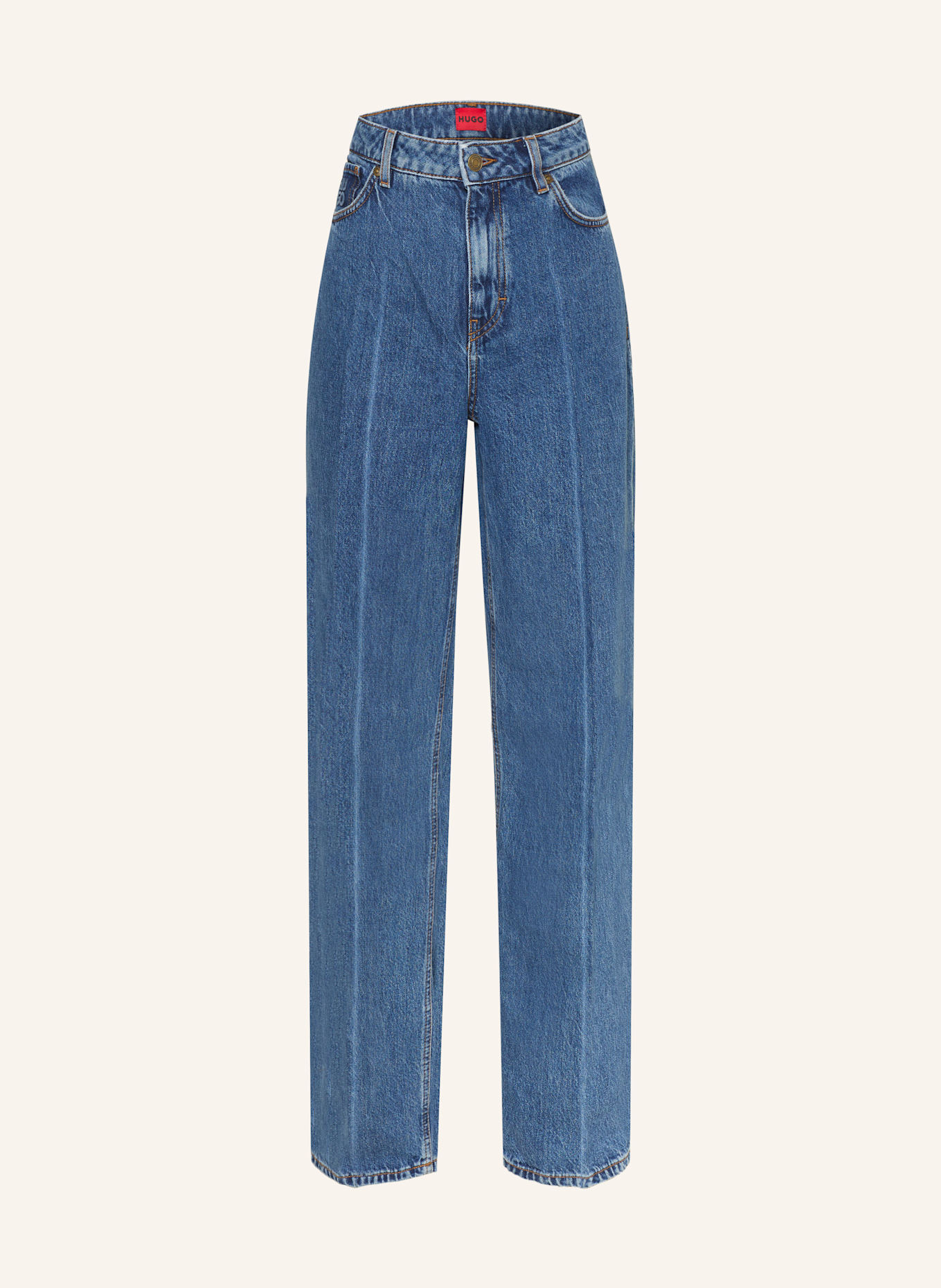 HUGO Straight Preta jeans: 415 NAVY