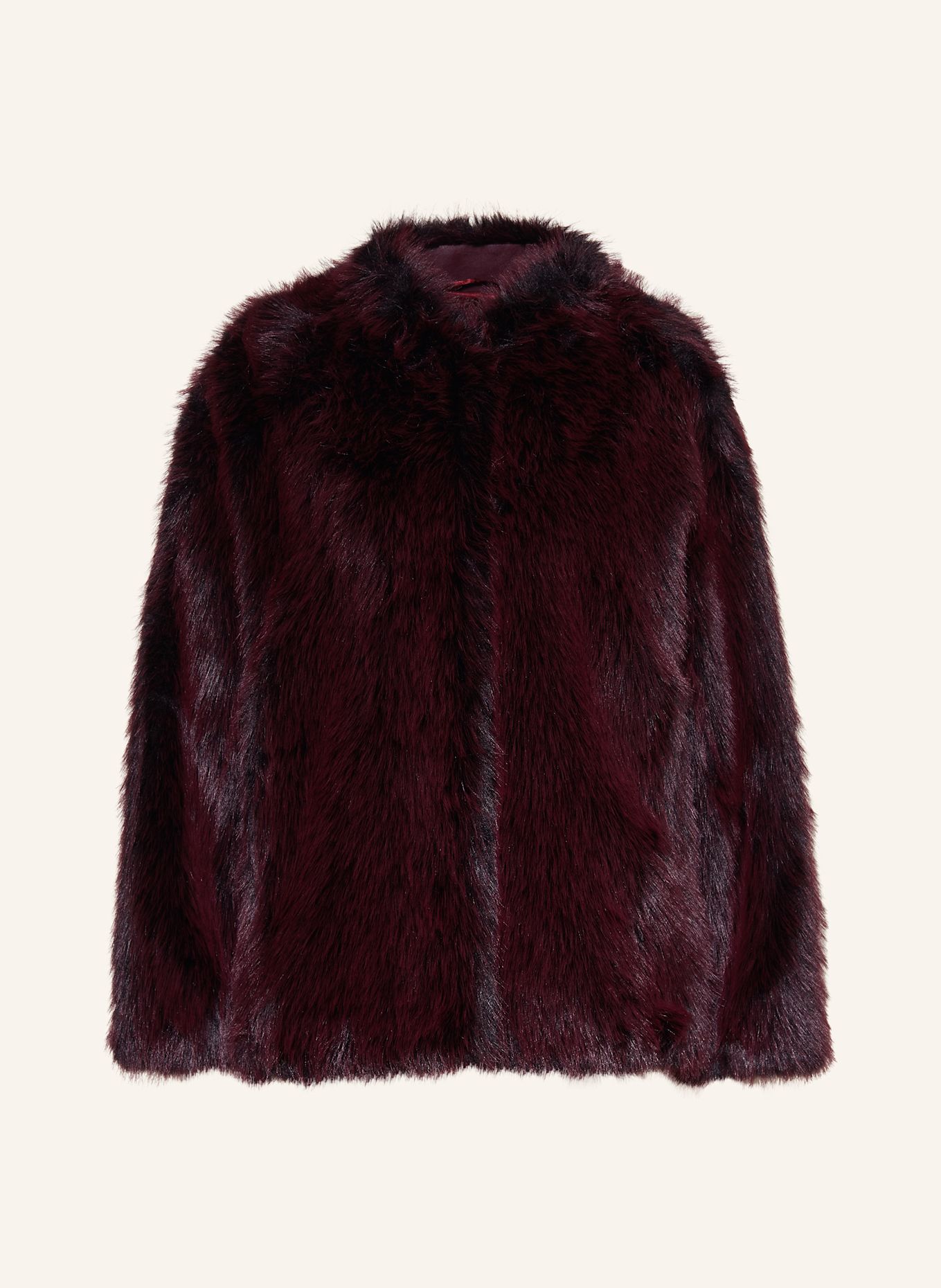 Fourrure Rouge Manteau Fourrure Gucci PATRIZIA PEPE Veste En