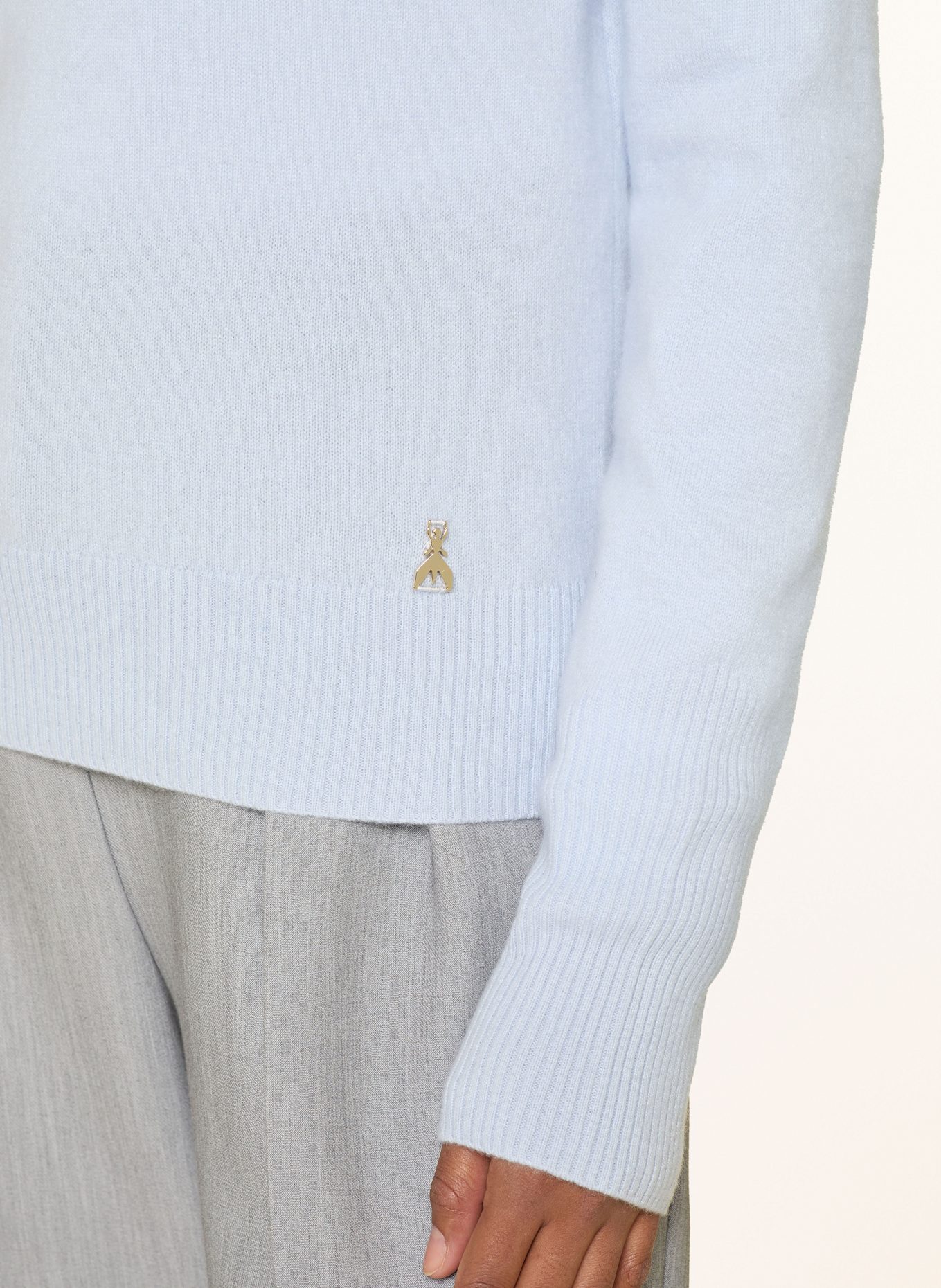 PATRIZIA PEPE Cashmere-Pullover: HELLBLAU