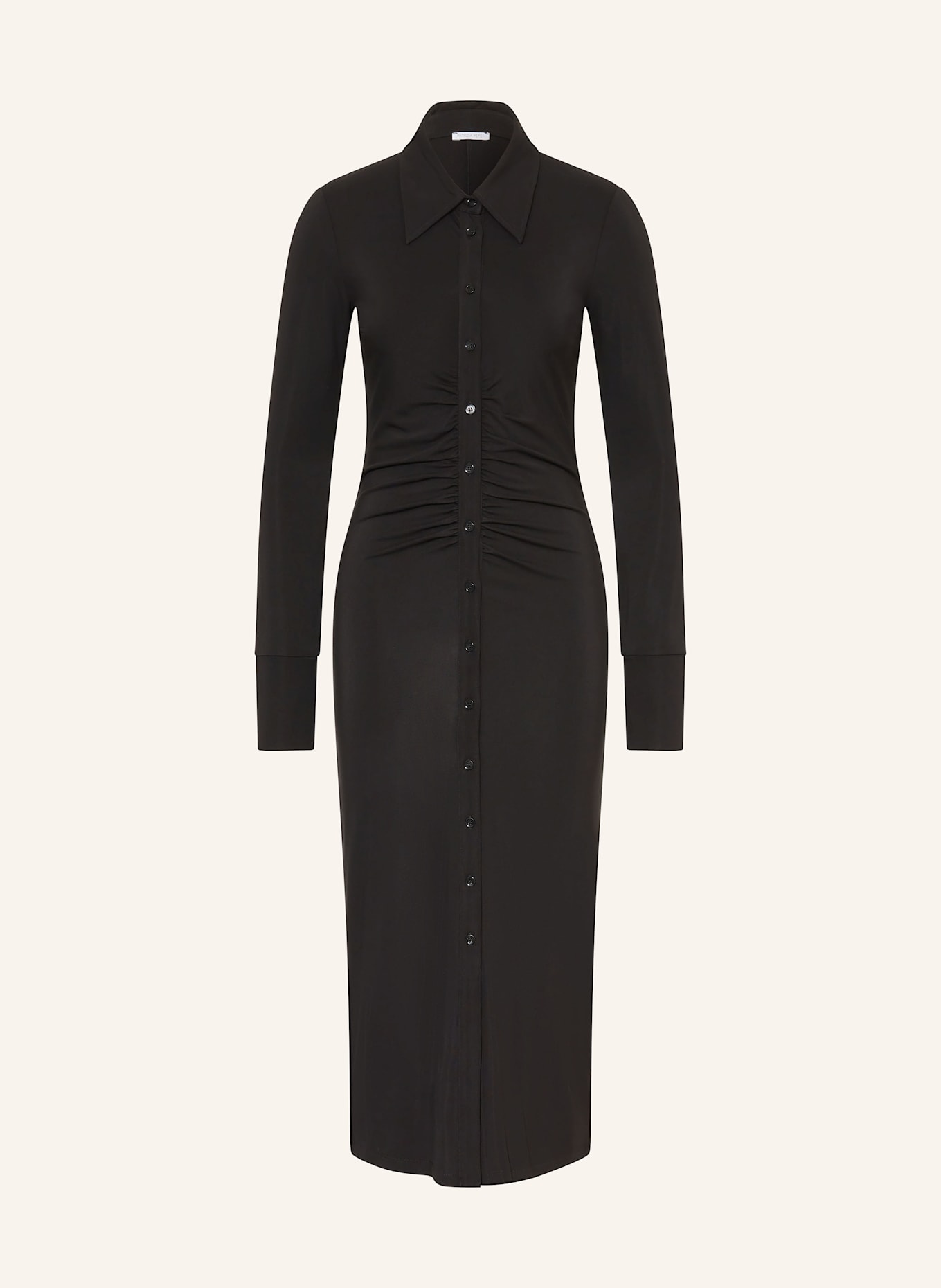 PATRIZIA PEPE Hemdblusenkleid: SCHWARZ