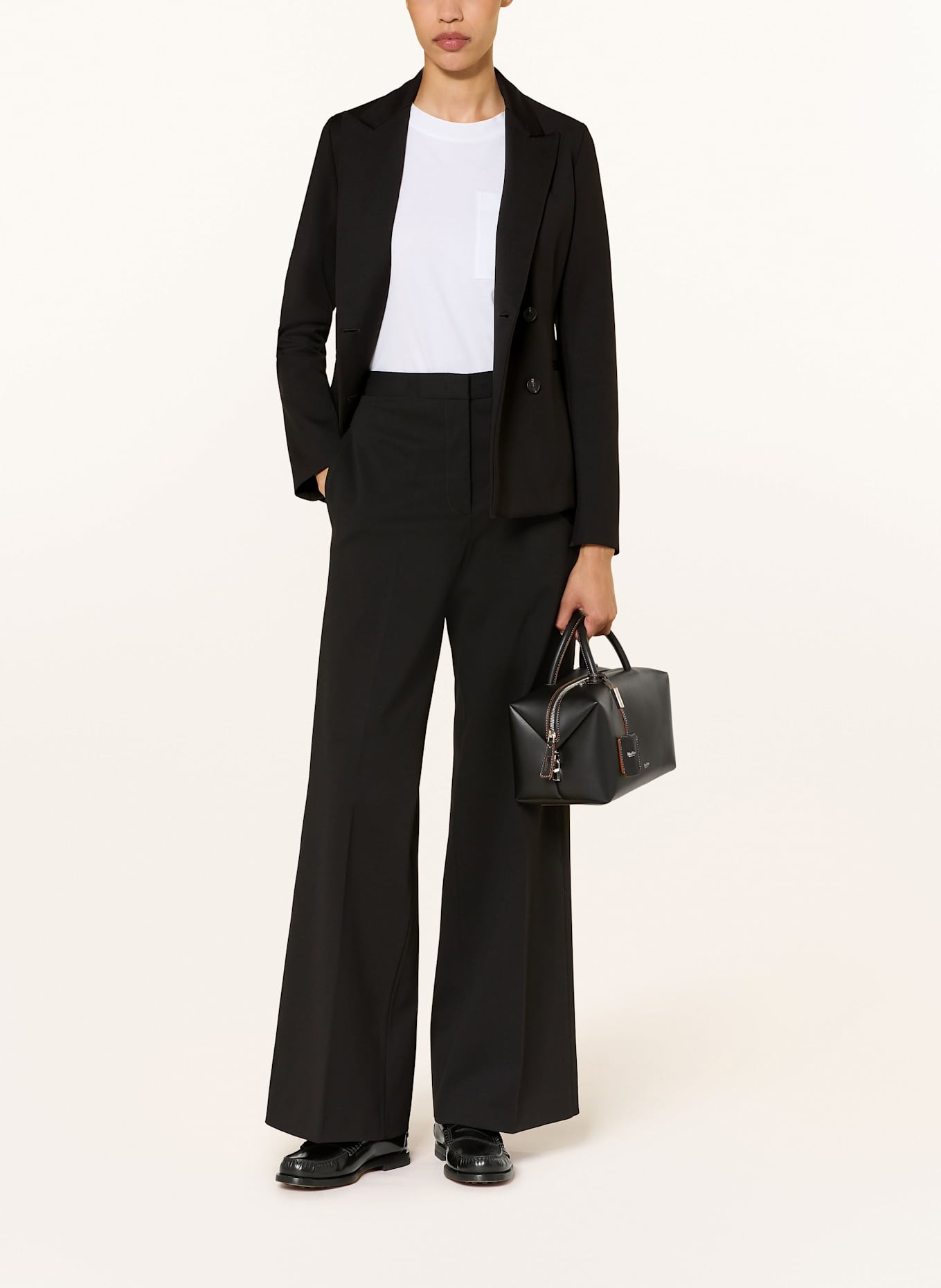 FABIANA FILIPPI Wide leg trousers in black FABIANA FILIPPI Wide leg trousers in black