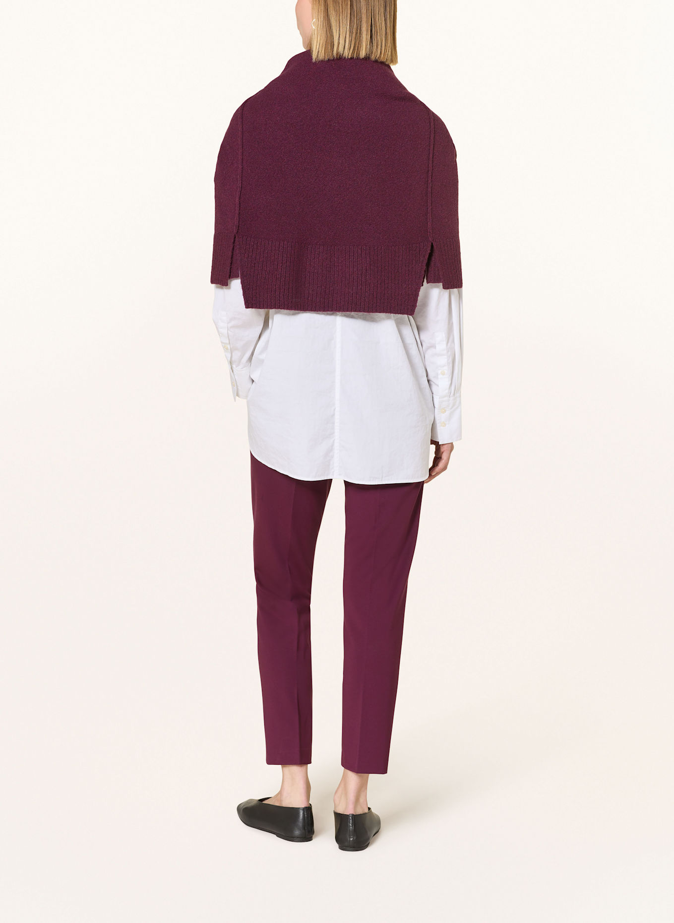 BRAX Jersey-Chino MARON: DUNKELROT