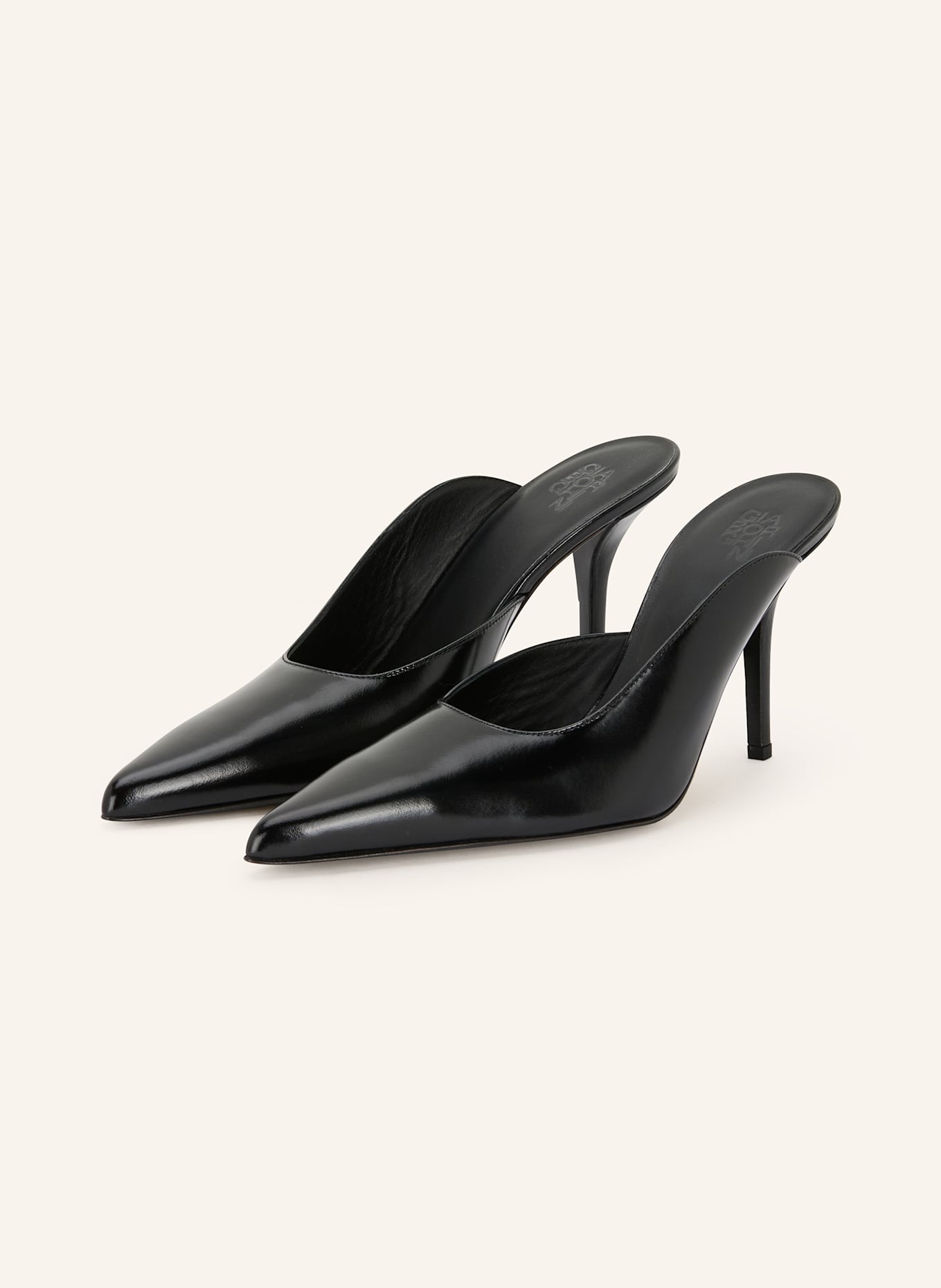 GIA BORGHINI Mules ABELLA: SCHWARZ