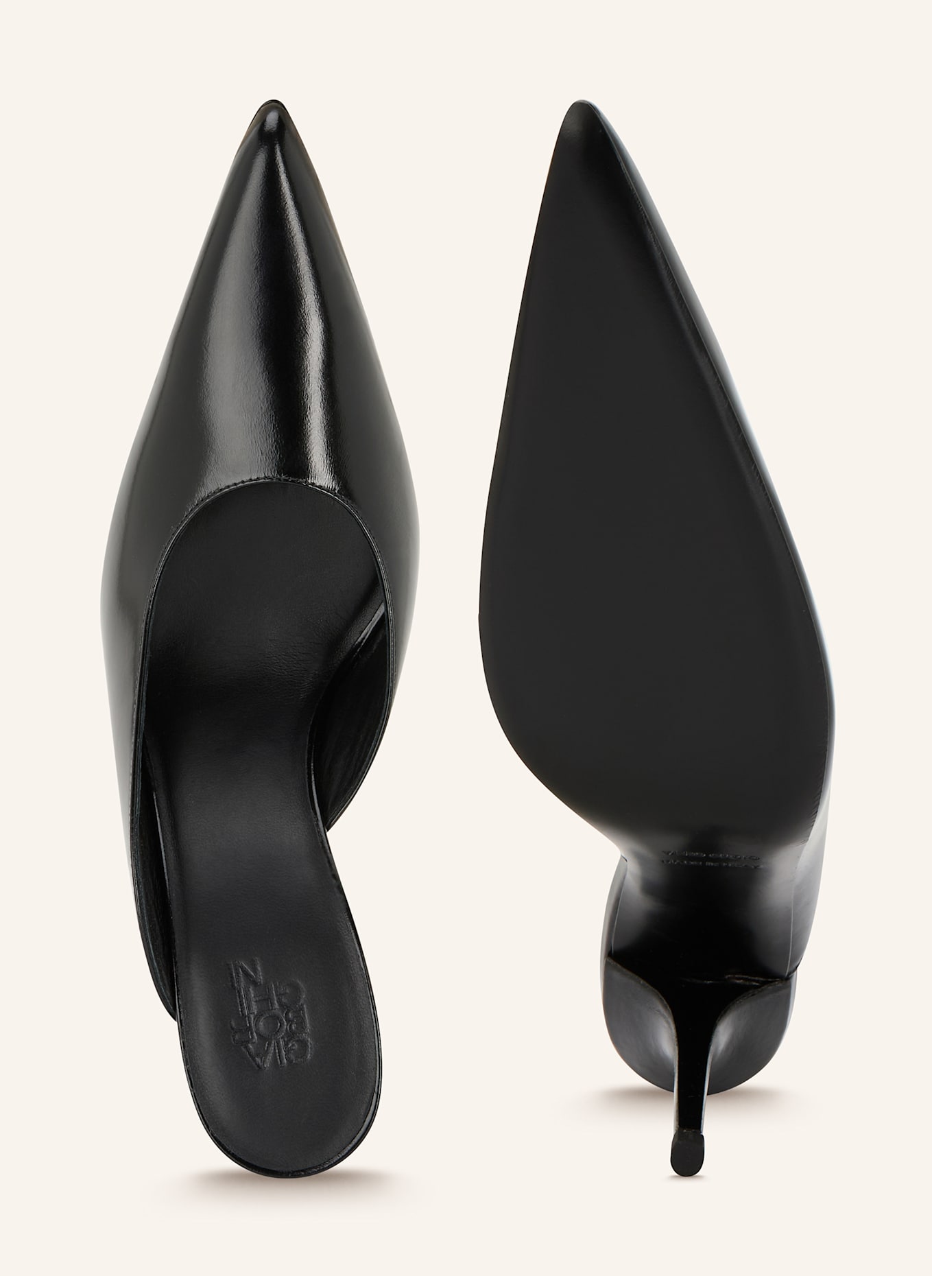GIA BORGHINI Mules ABELLA: SCHWARZ
