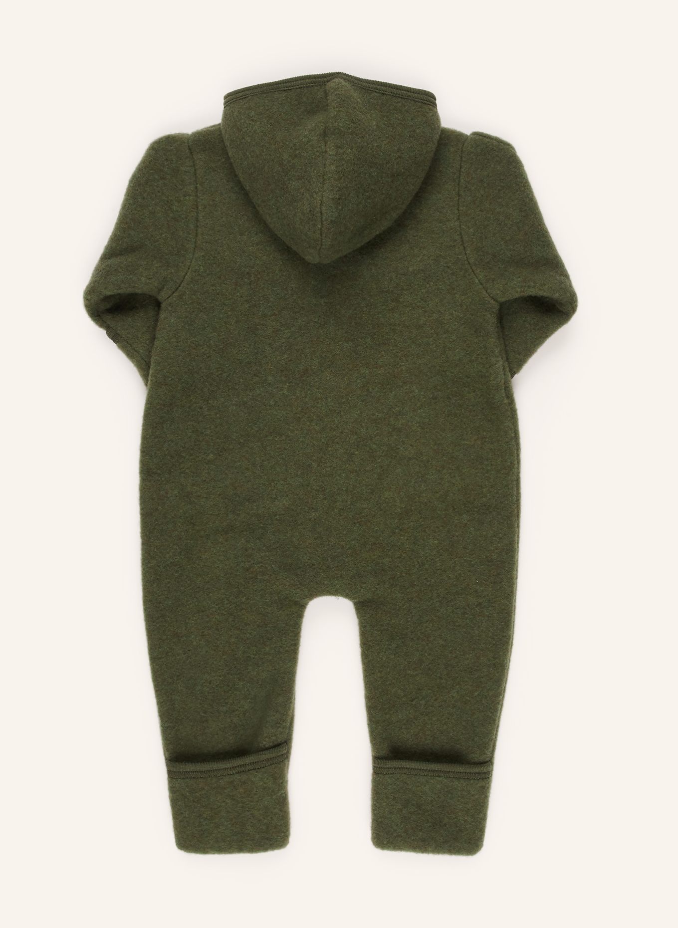 ENGEL Fleece-Overall: DUNKELGRÜN