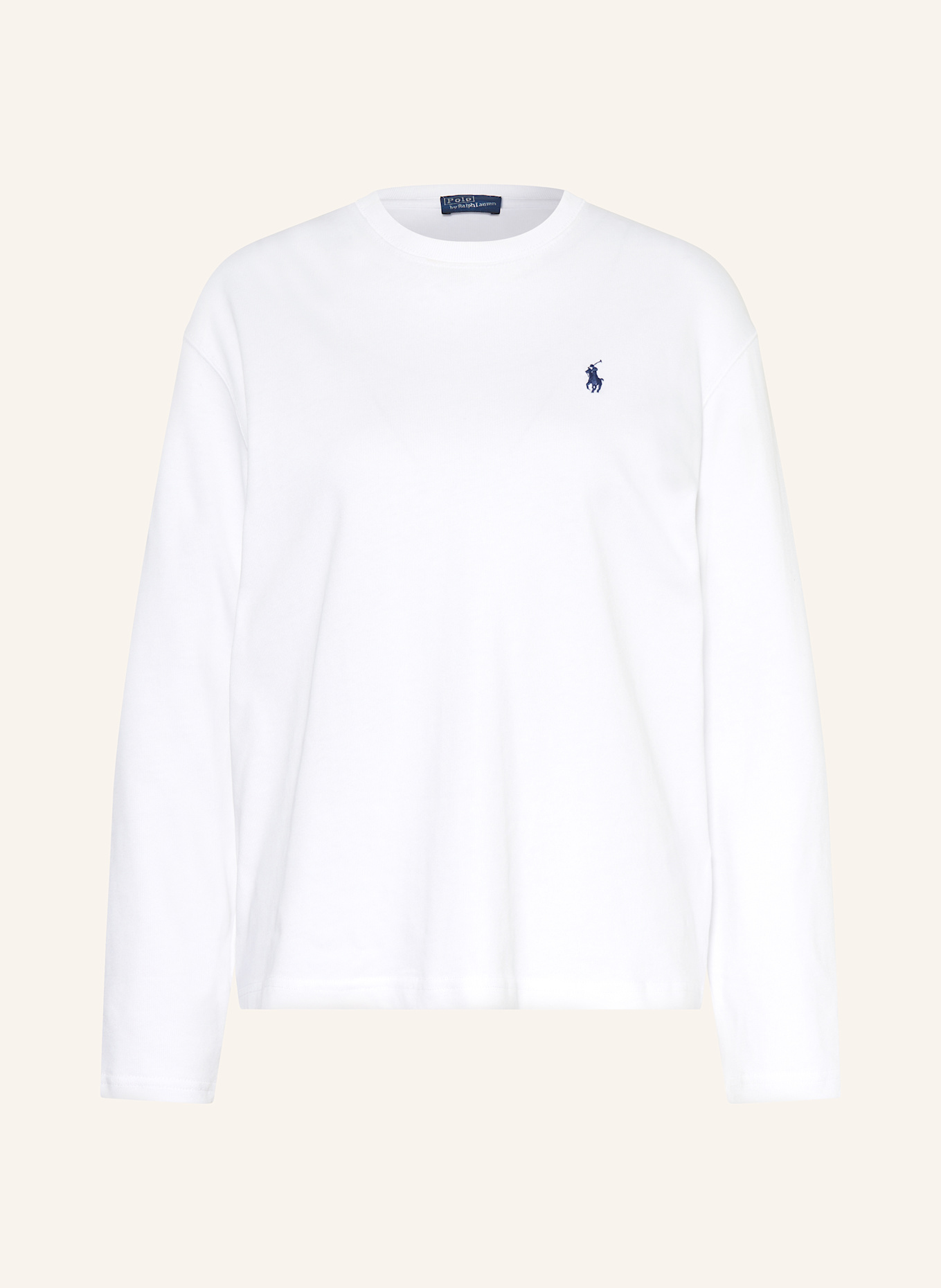 POLO RALPH LAUREN Longsleeve: WEISS