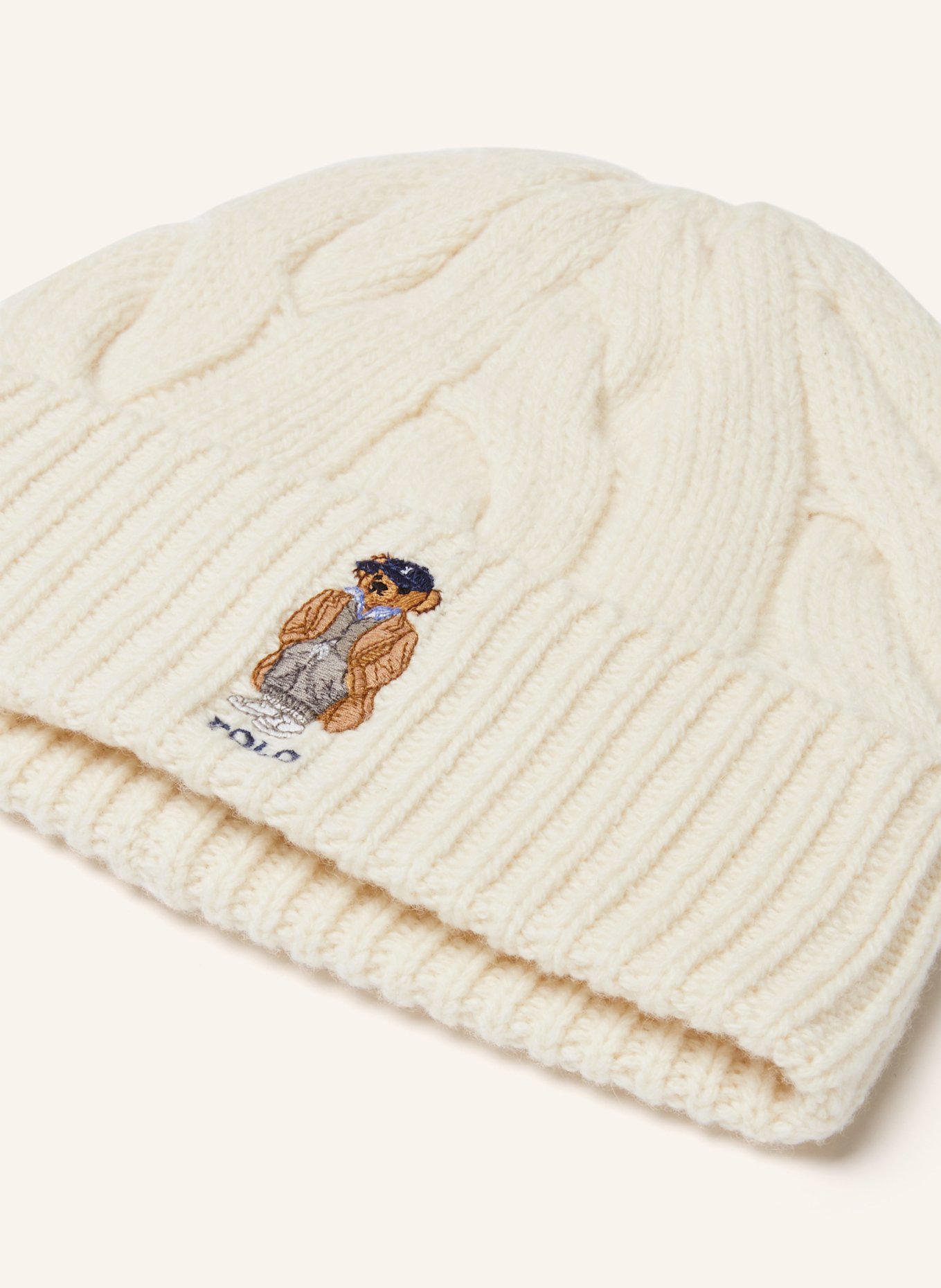 POLO RALPH LAUREN Mütze: CREME