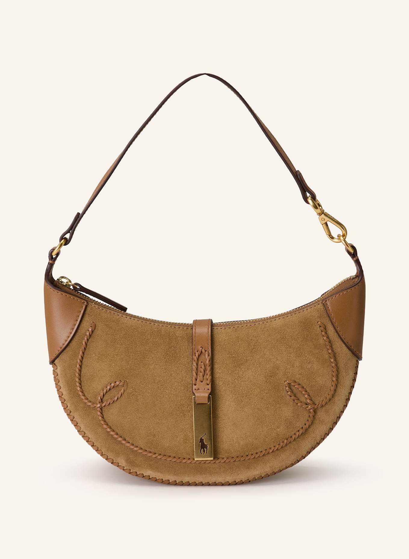 POLO RALPH LAUREN Handtasche POLO ID: CAMEL / COGNAC