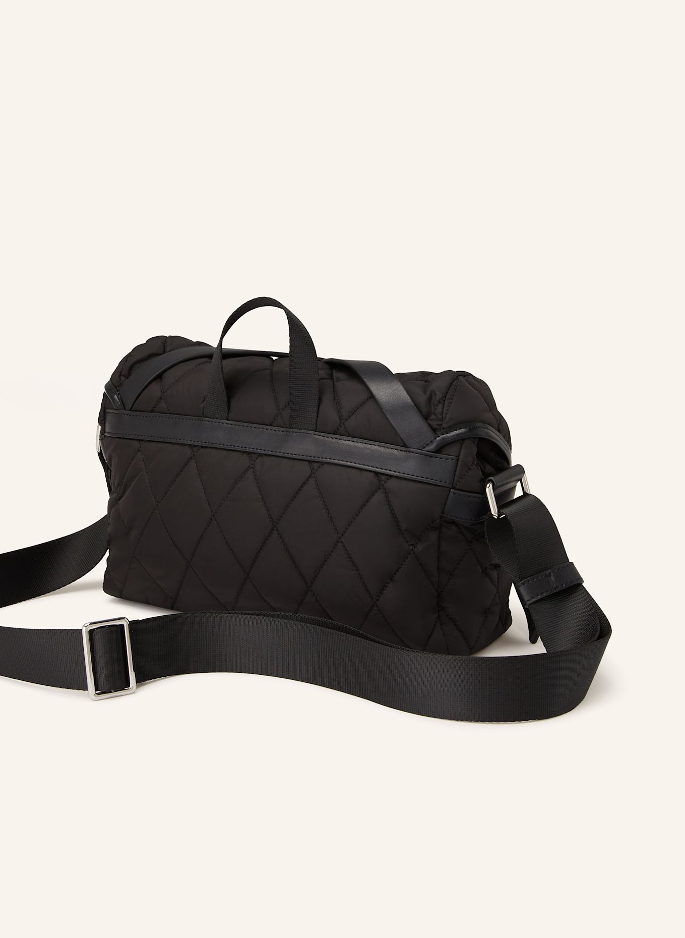 DSQUARED2 Taška přes rameno HERITAGE MESSENGER: ČERNÁ