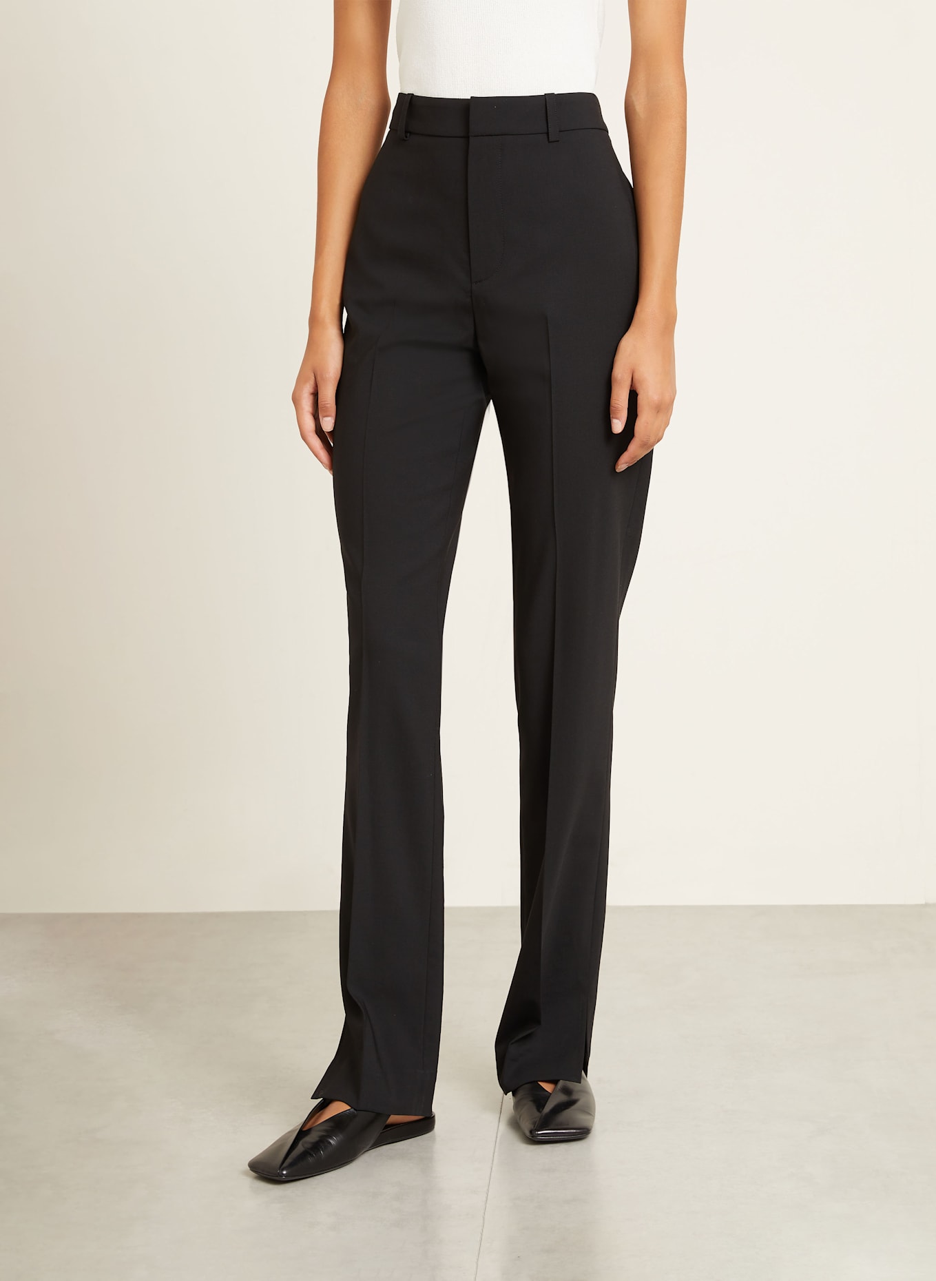 GAUCHERE Marlenehosen: SCHWARZ