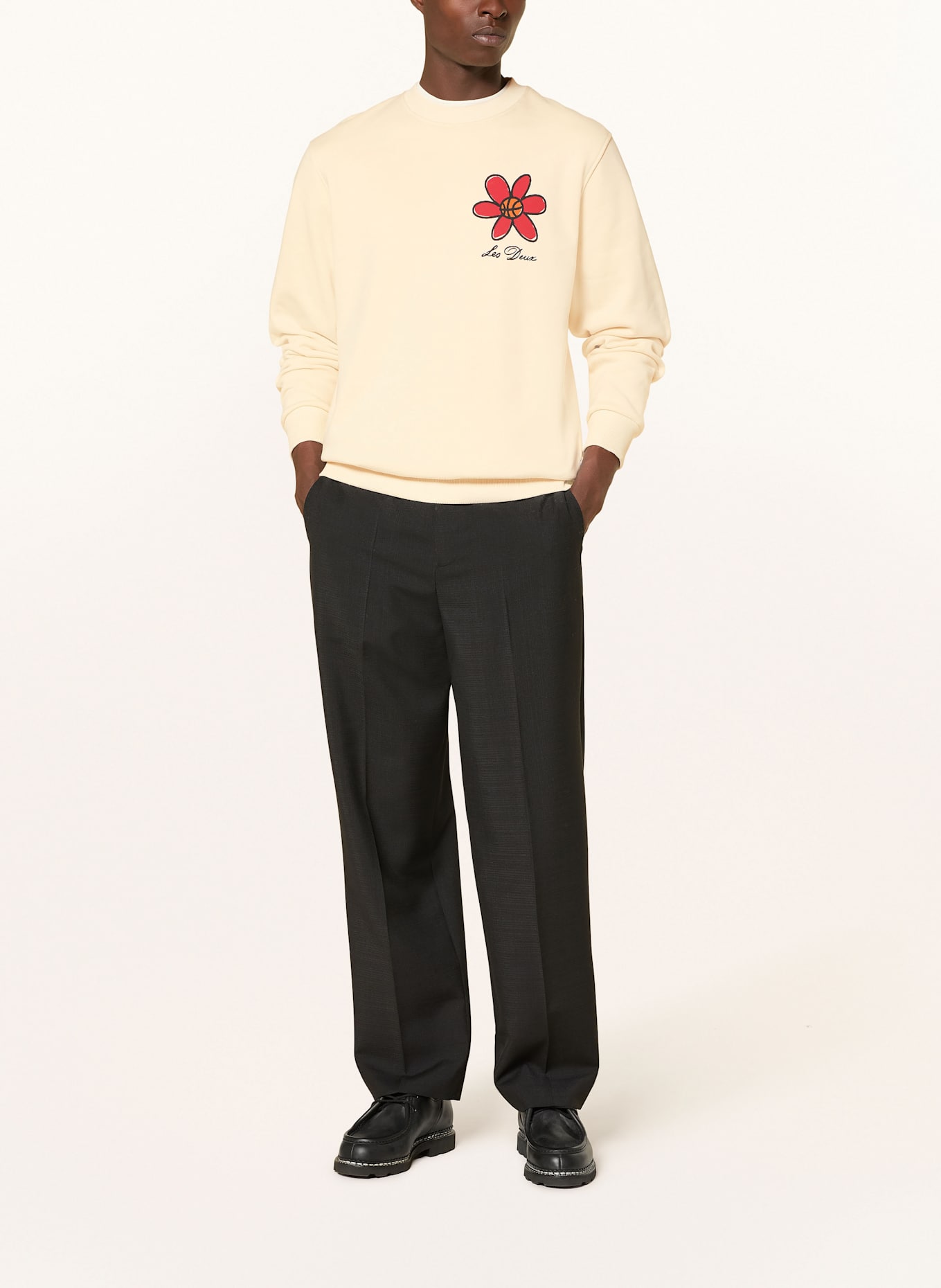 LES DEUX Sweatshirt: WEISS