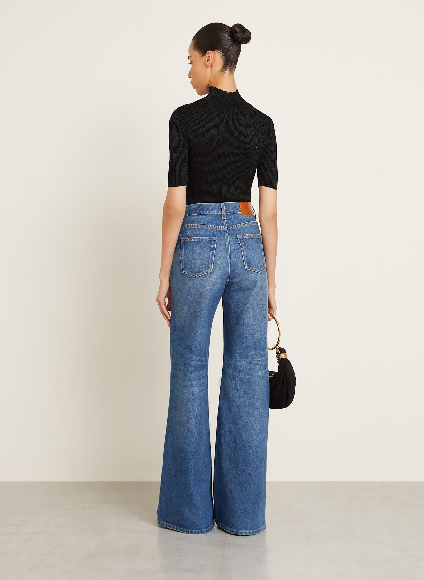 MISSONI Dzianinowa koszulka z błyszczącą przędzą: CZARNY