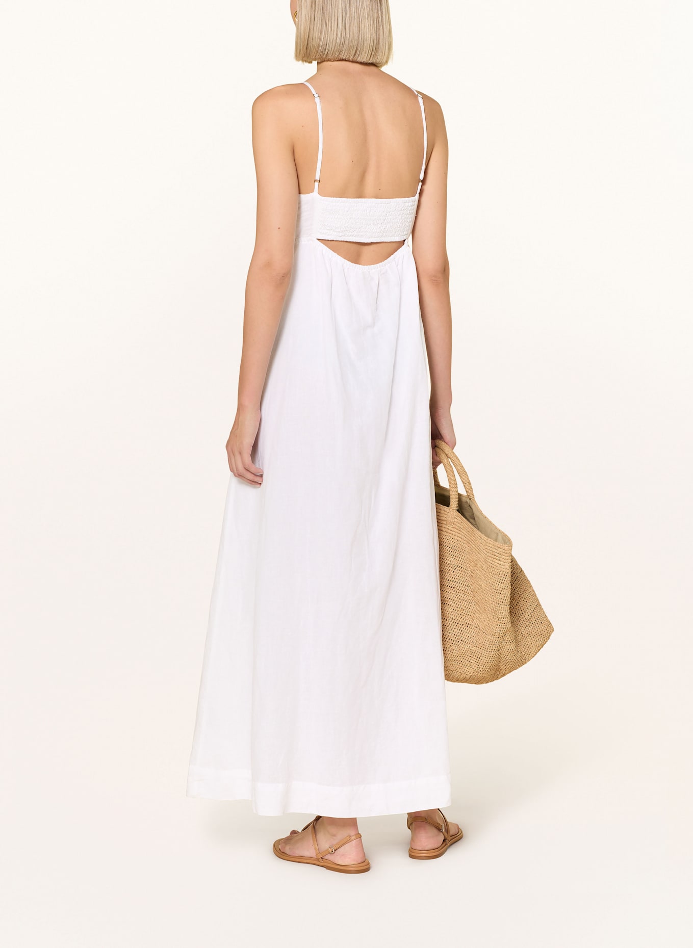 NEO NOIR Kleid SAVANI mit Cut-out: WEISS