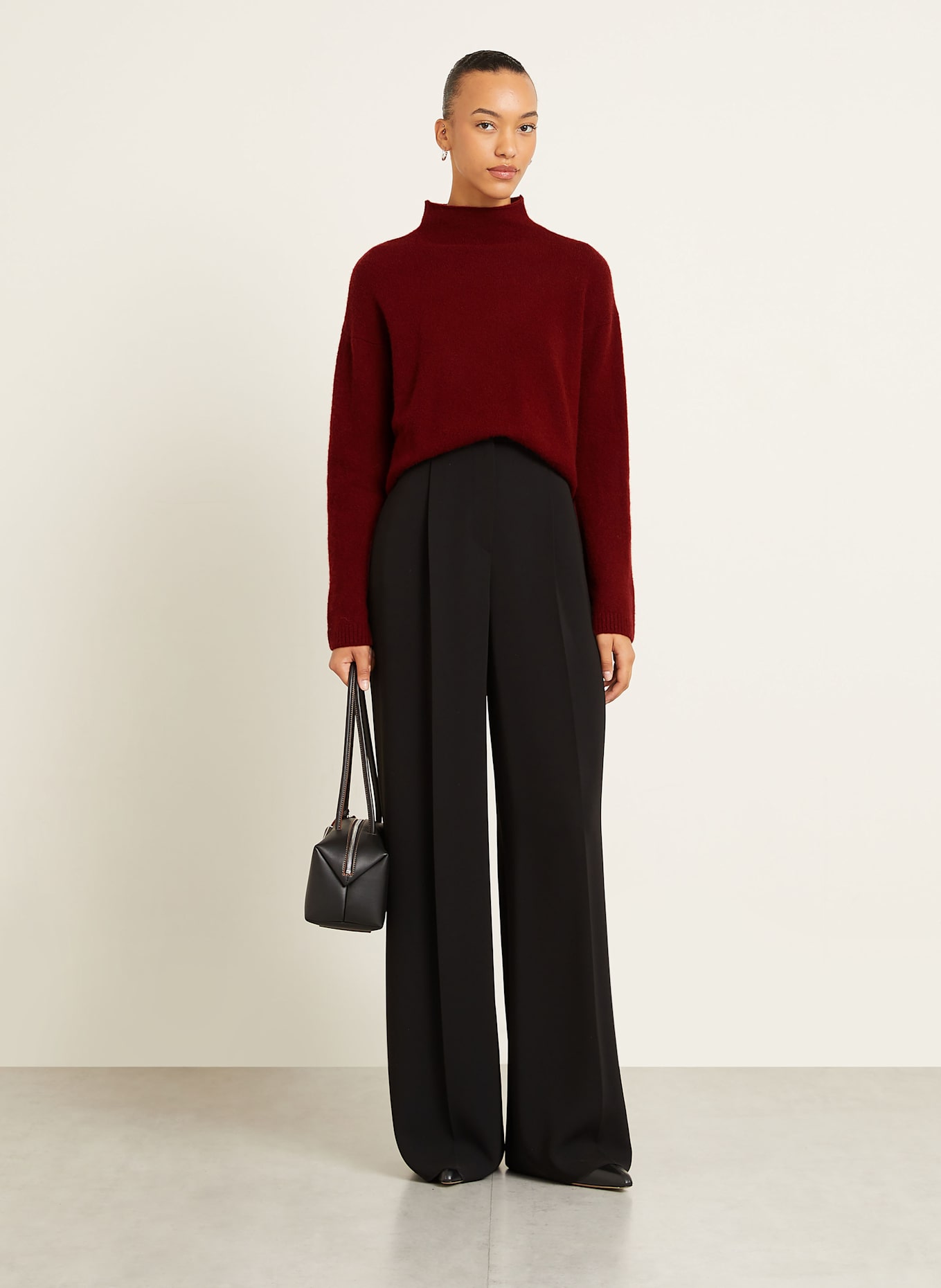 Max Mara ORLAYA cashmere sweater: DARK RED