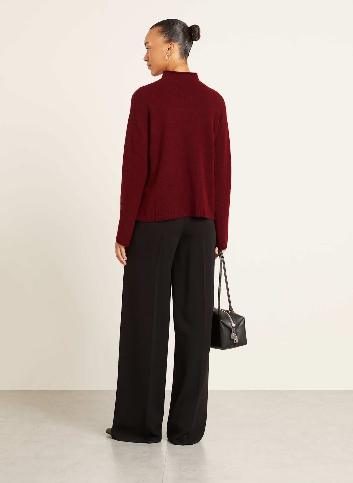 Max Mara ORLAYA cashmere sweater: DARK RED