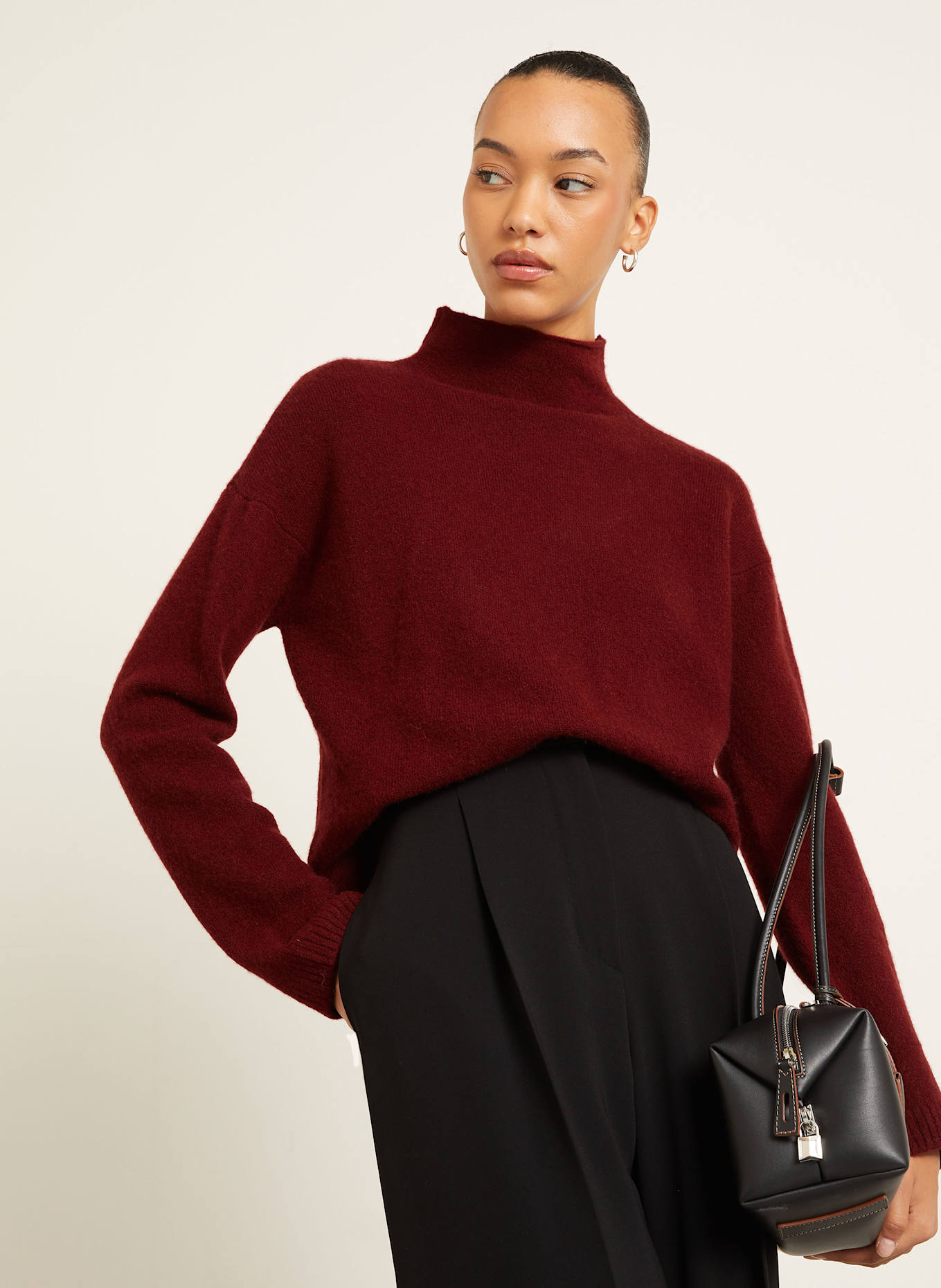 Max Mara ORLAYA cashmere sweater: DARK RED
