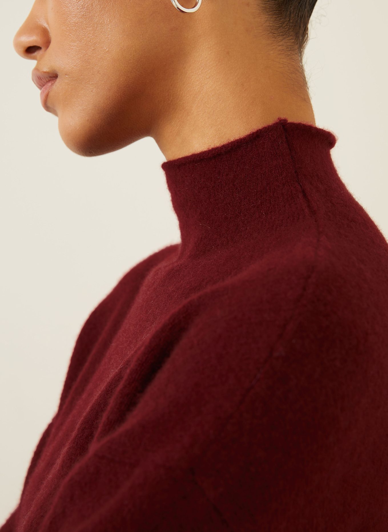 Max Mara ORLAYA cashmere sweater: DARK RED