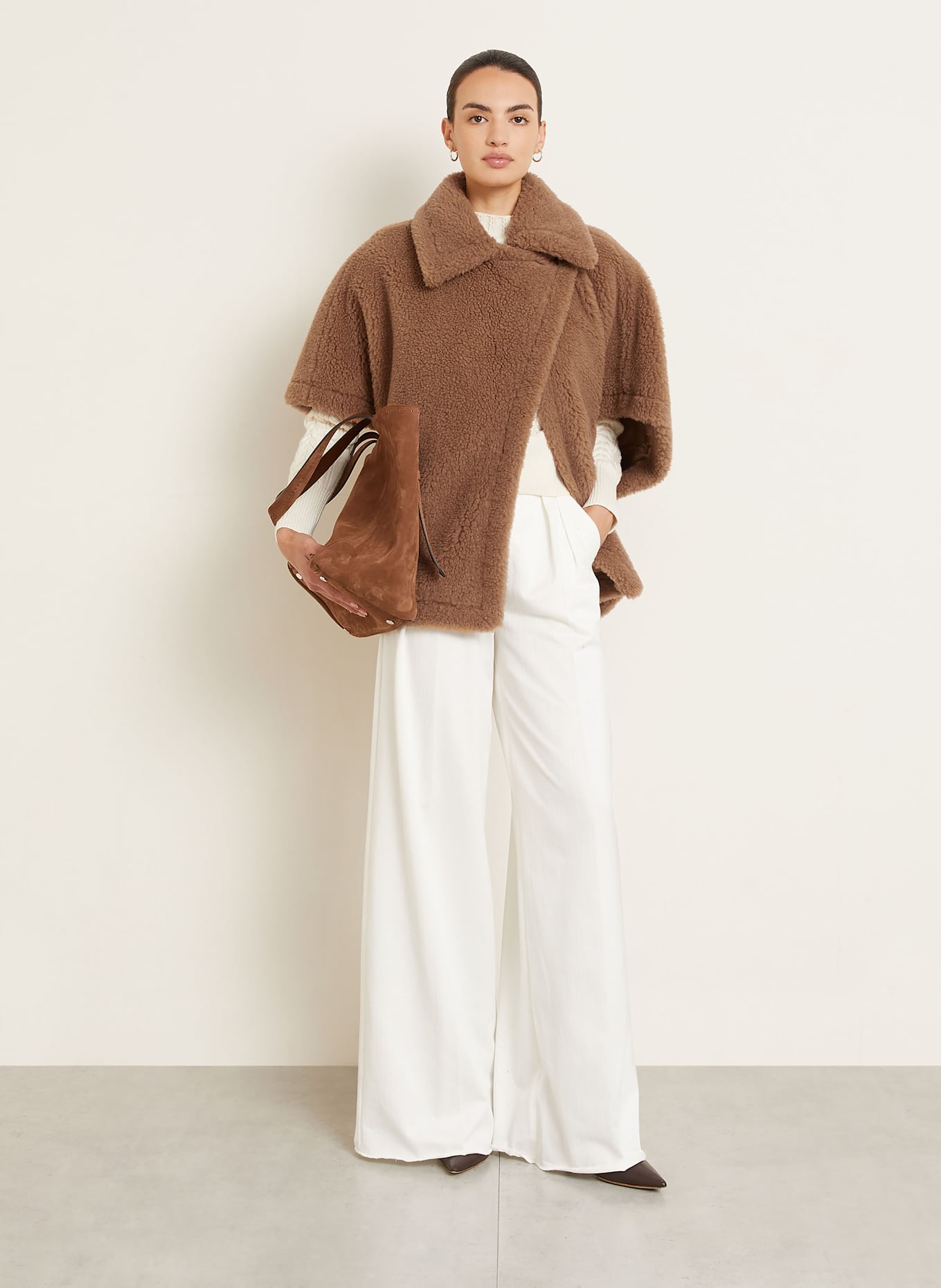 Max Mara Cape TEBE mit Kamel: CAMEL
