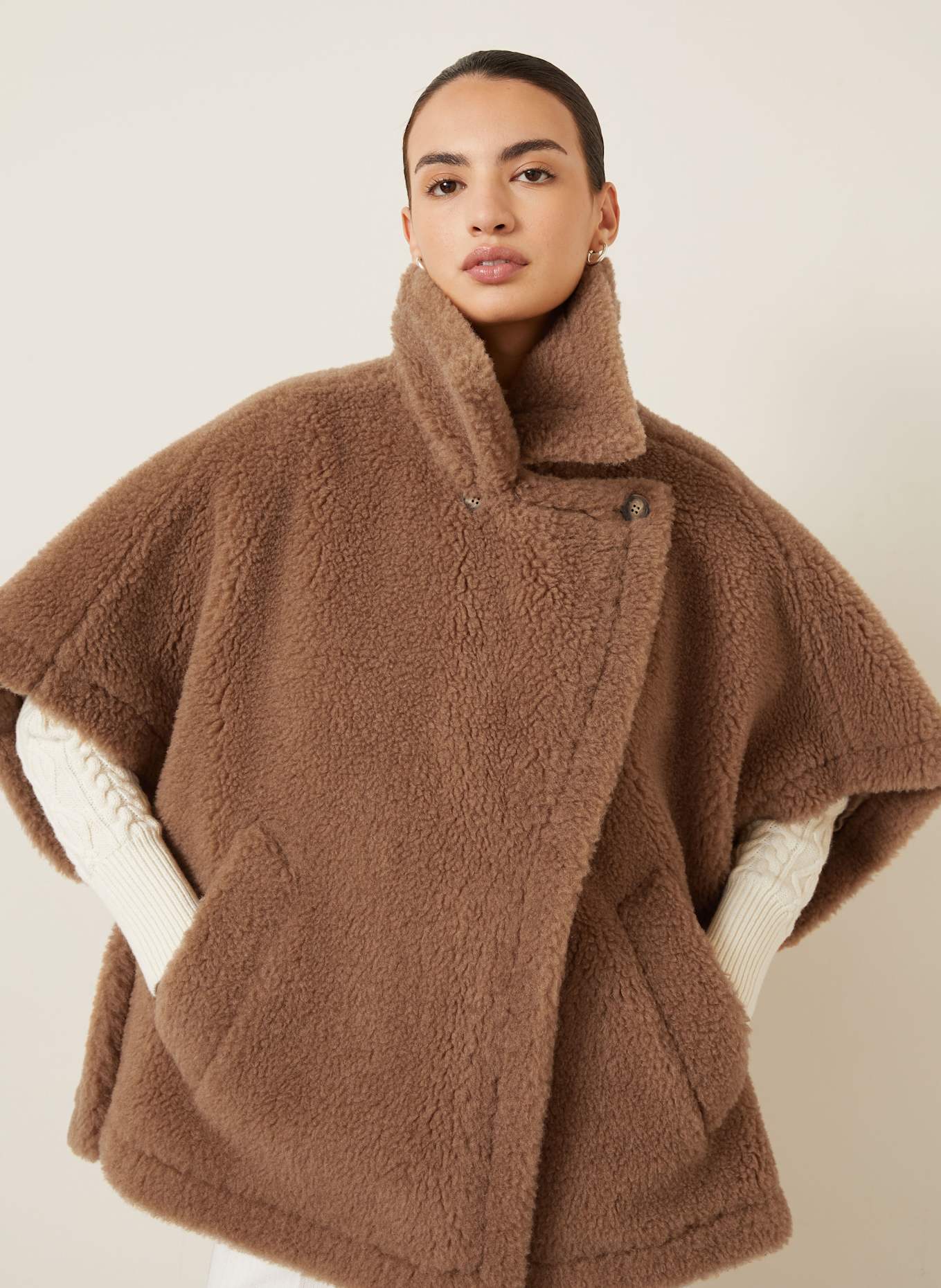 Max Mara Cape TEBE mit Kamel: CAMEL