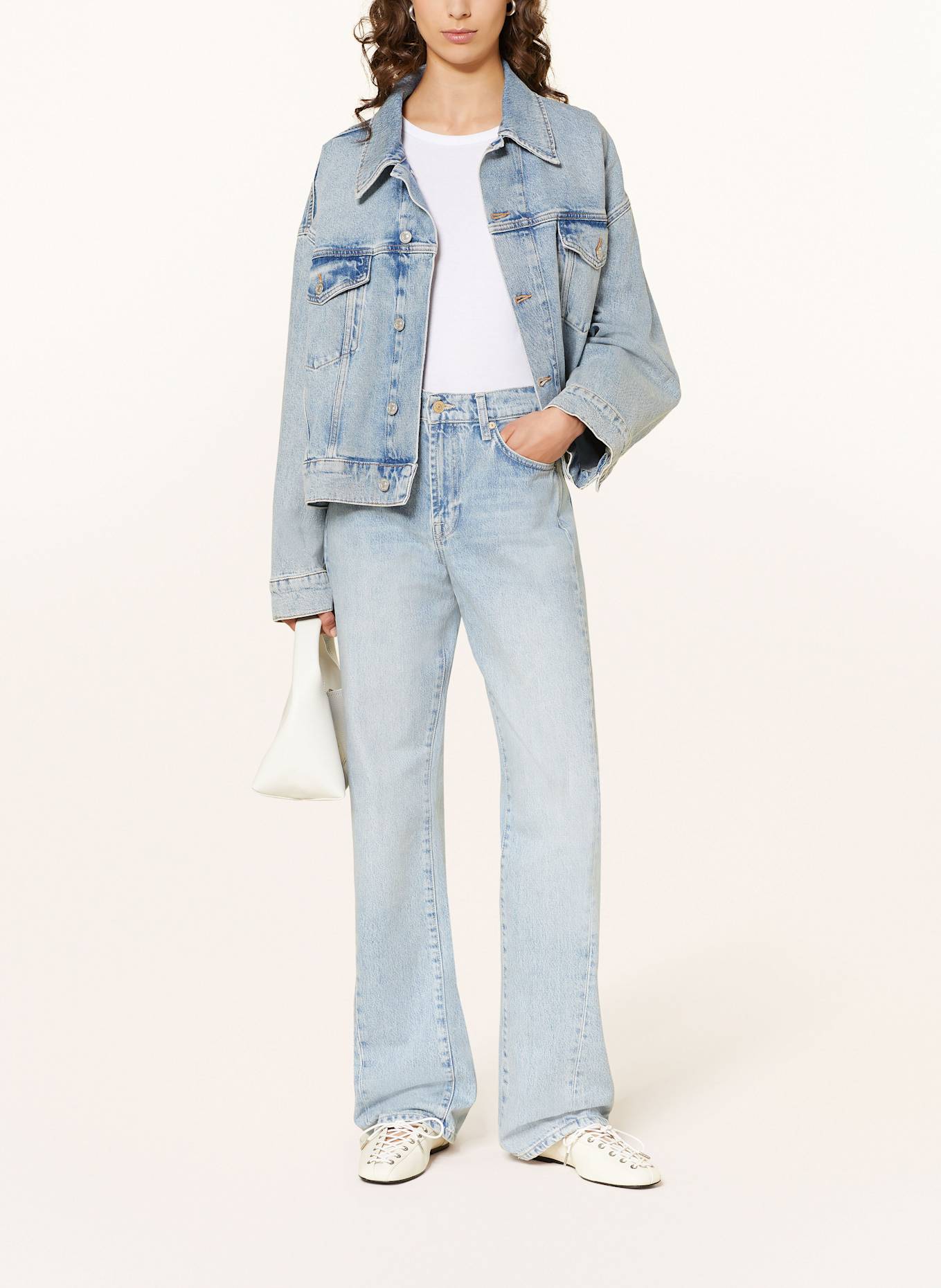 7 for all mankind Wide Leg Jeans TWISTED TESS: 1O2 September