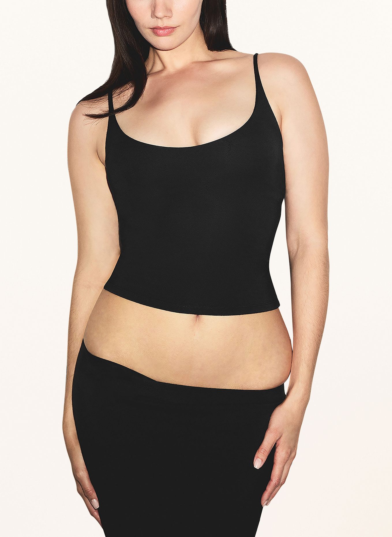 SKIMS Lounge-Top SMOOTH LAYERS: Obsidian Obsidian