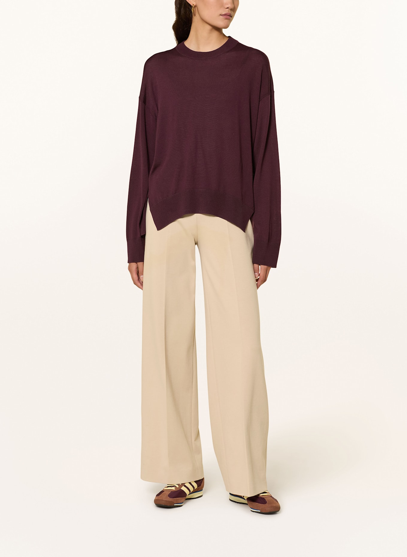 DRYKORN Sweter LIZIELA: CIEMNOCZERWONY