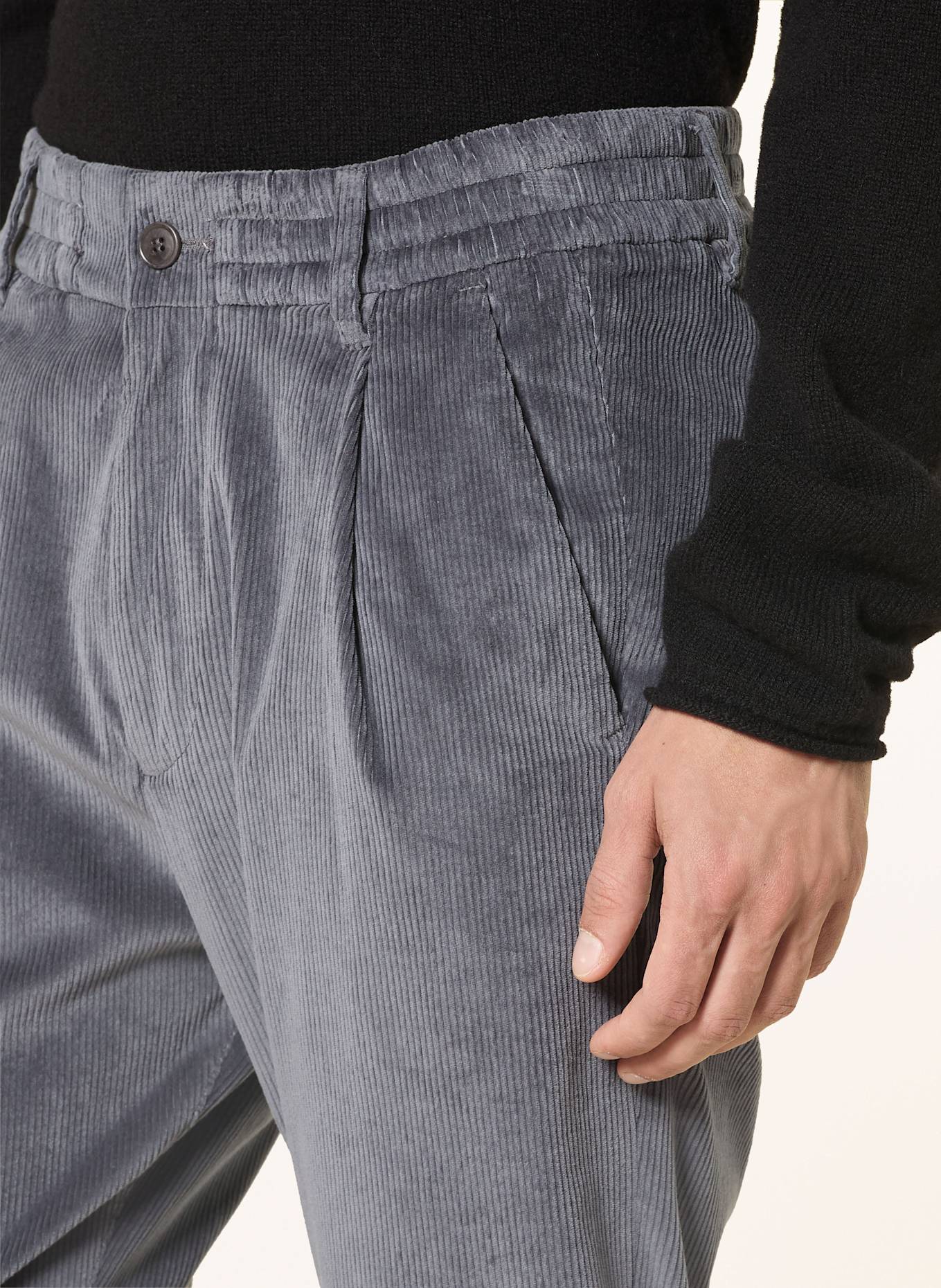 DRYKORN Cordchino CHASY Regular Fit: DUNKELGRAU