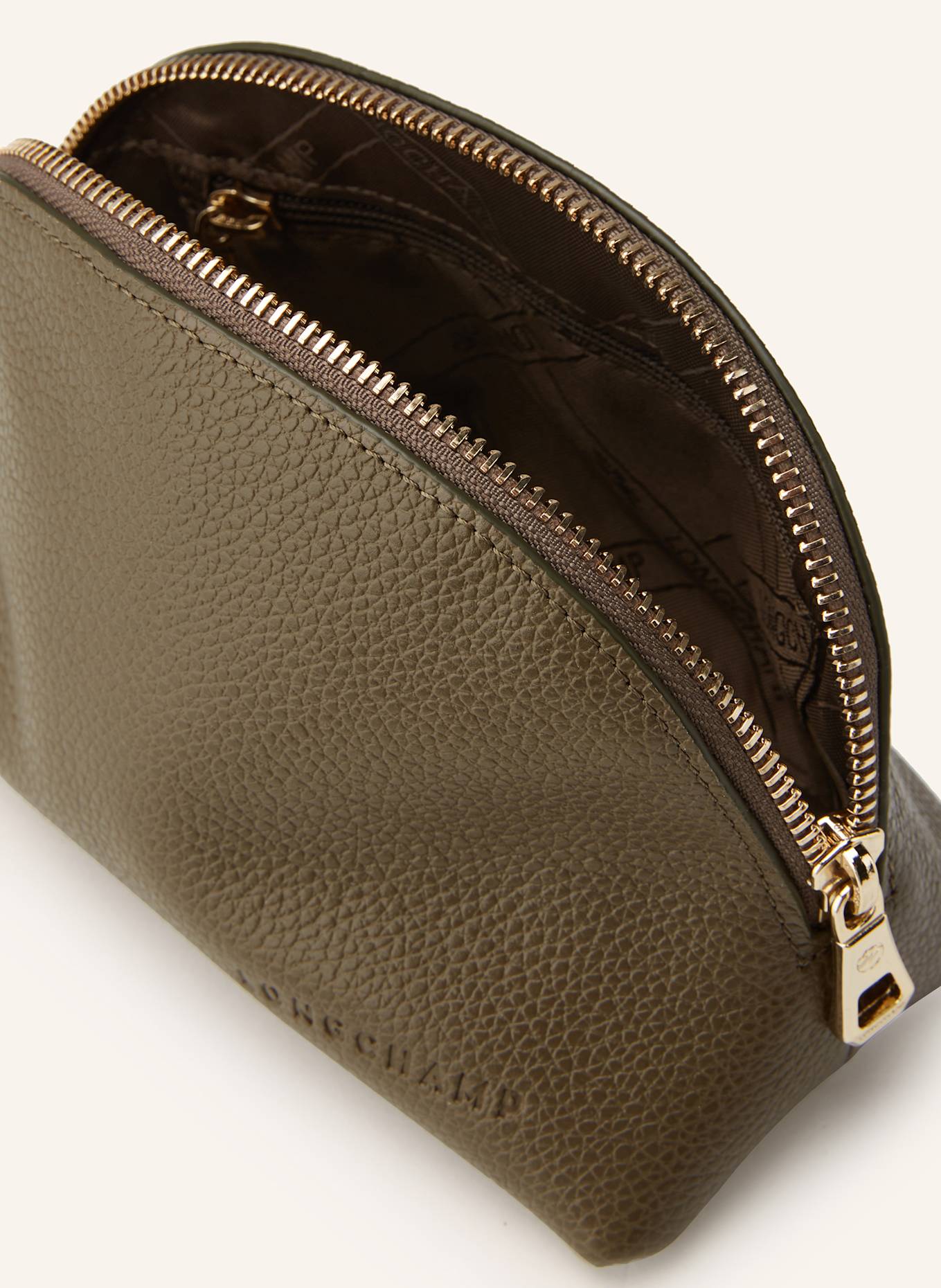 LONGCHAMP Pouch LE FOULONNÉ: KHAKI