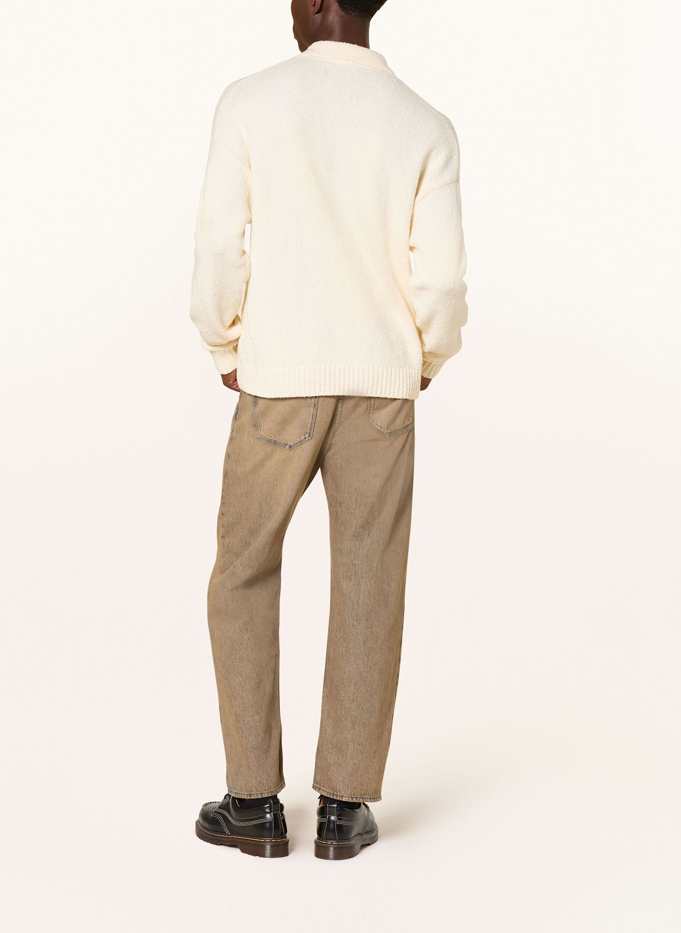 DRYKORN Bouclé-Pullover BEKKET: ECRU