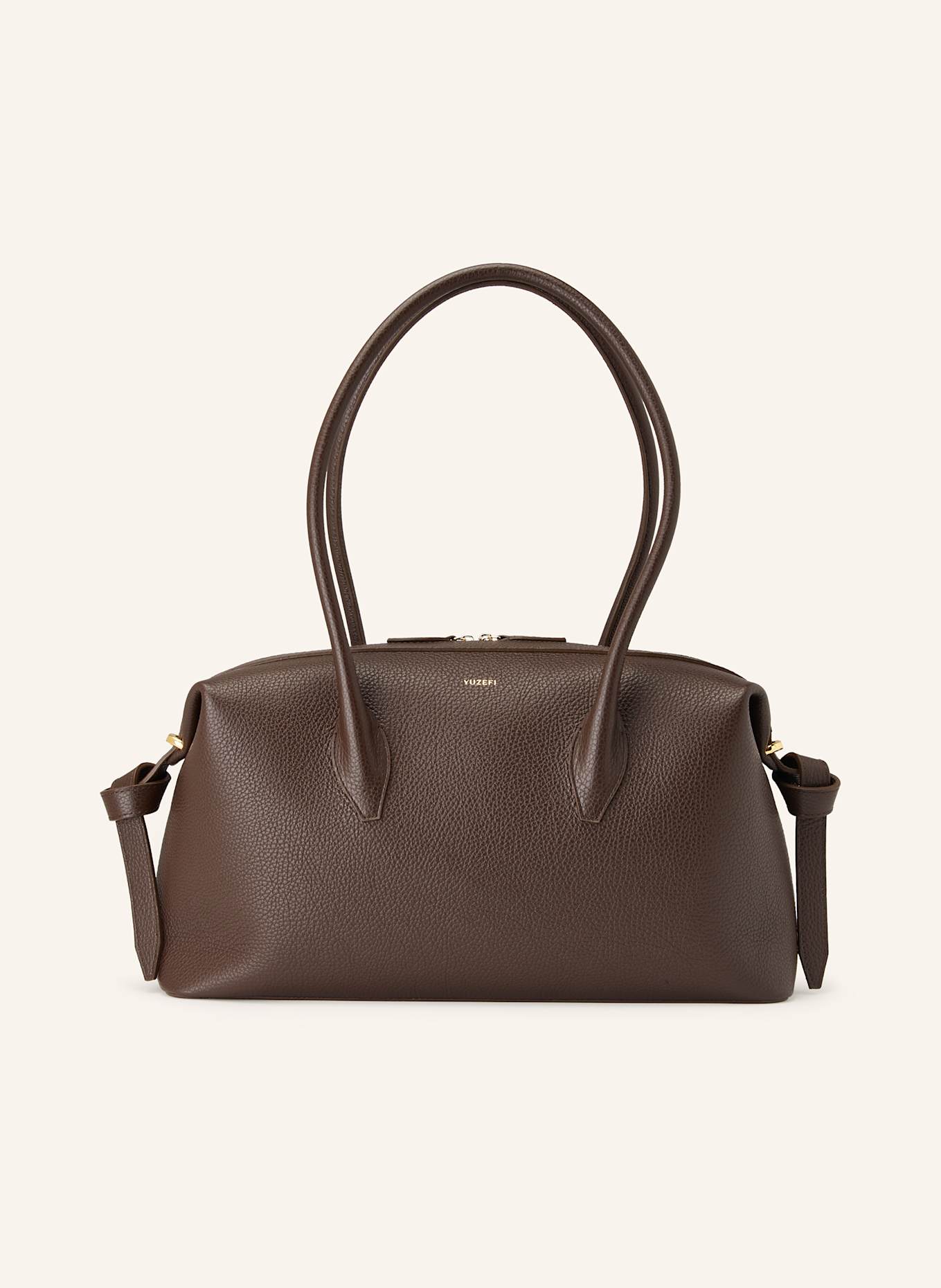 YUZEFI Shoulder bag BRIOCHE DUFFLE: DARK BROWN