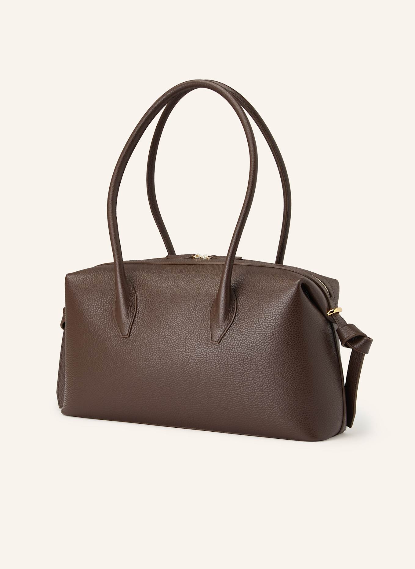 YUZEFI Shoulder bag BRIOCHE DUFFLE: DARK BROWN