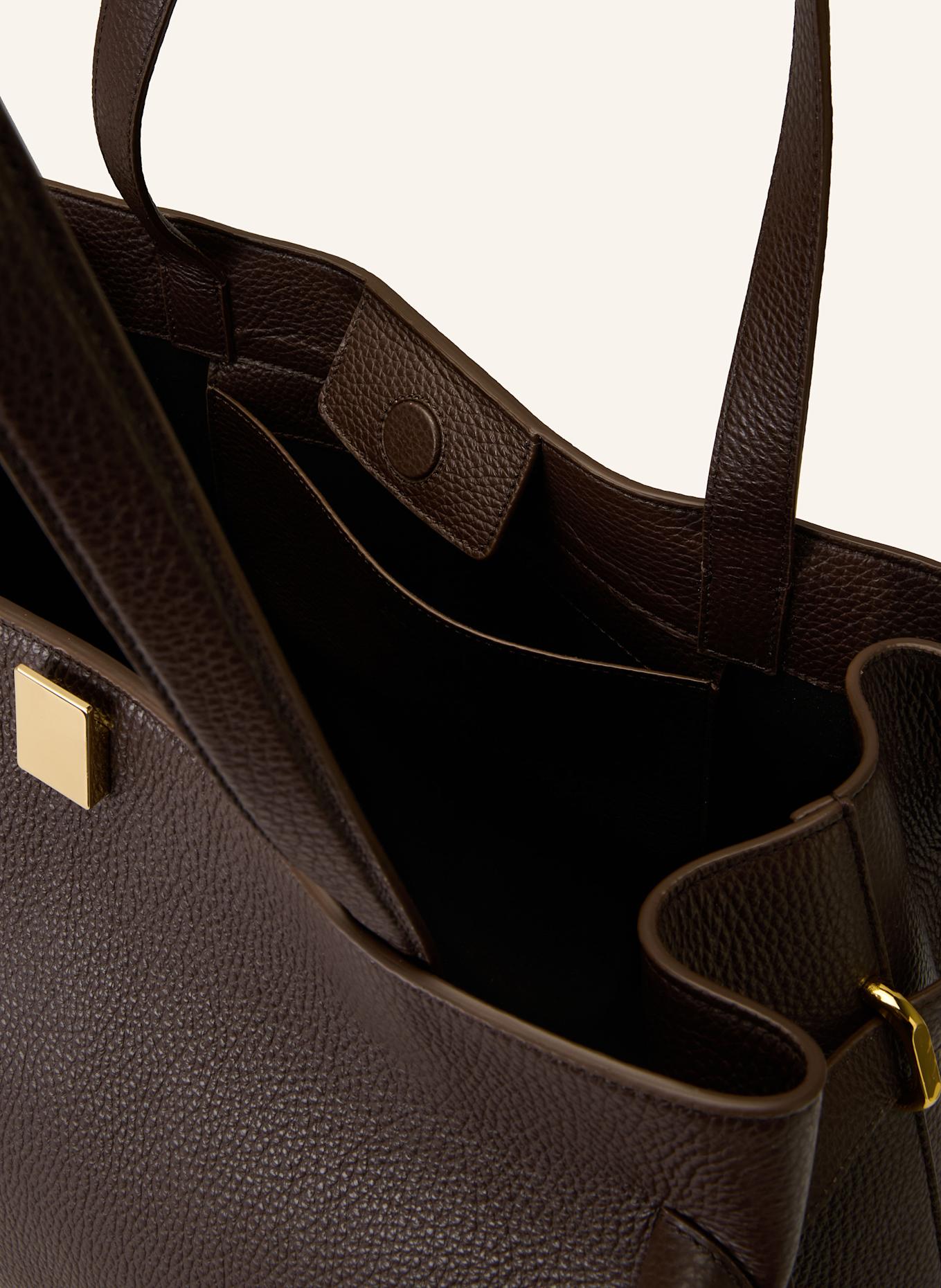 YUZEFI Shopper GYOZA: DUNKELBRAUN