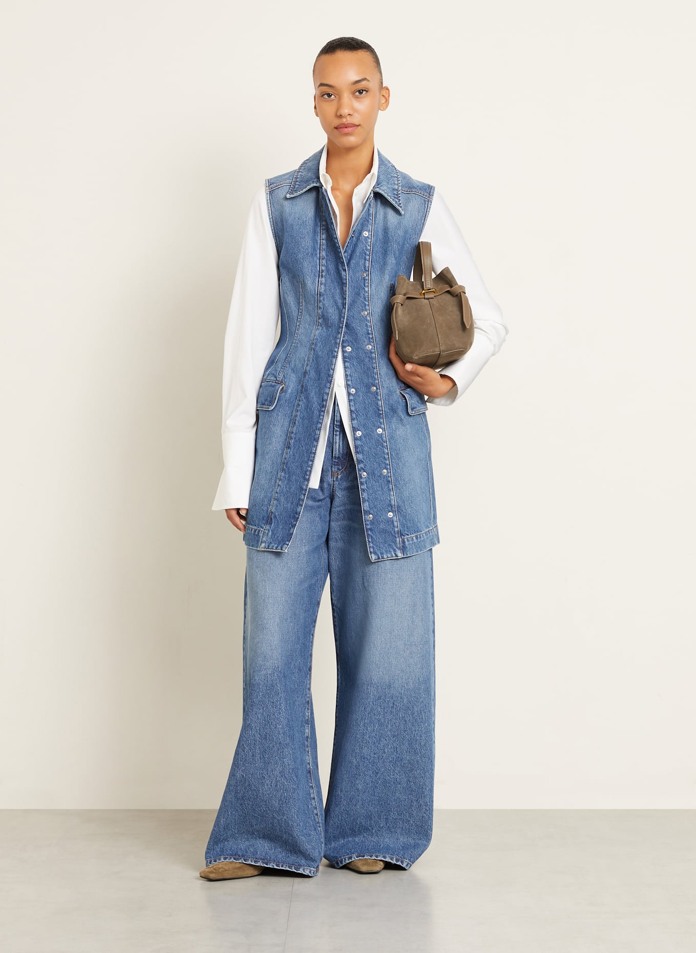 YUZEFI Handtasche GYOZA: TAUPE