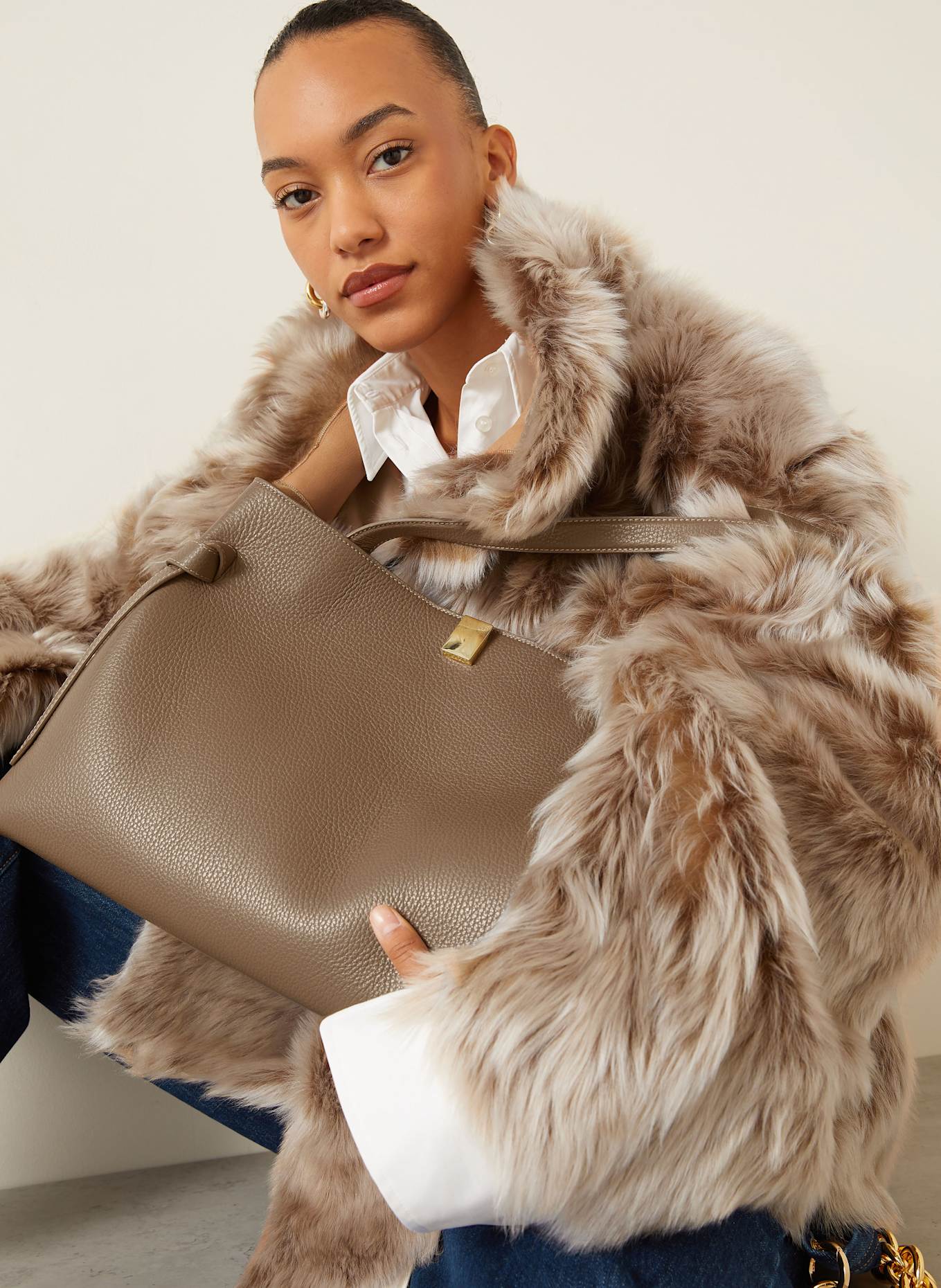 YUZEFI Shopper GYOZA: TAUPE