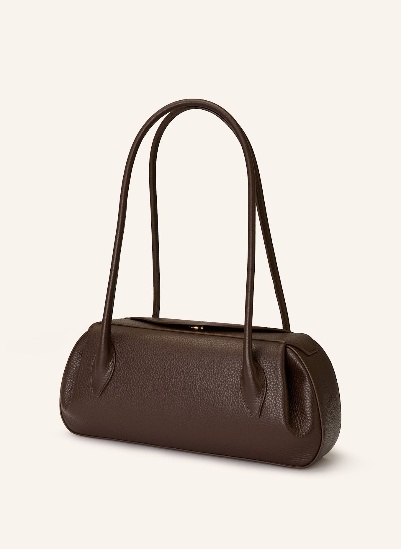 YUZEFI Schultertasche OYSTER: DUNKELBRAUN