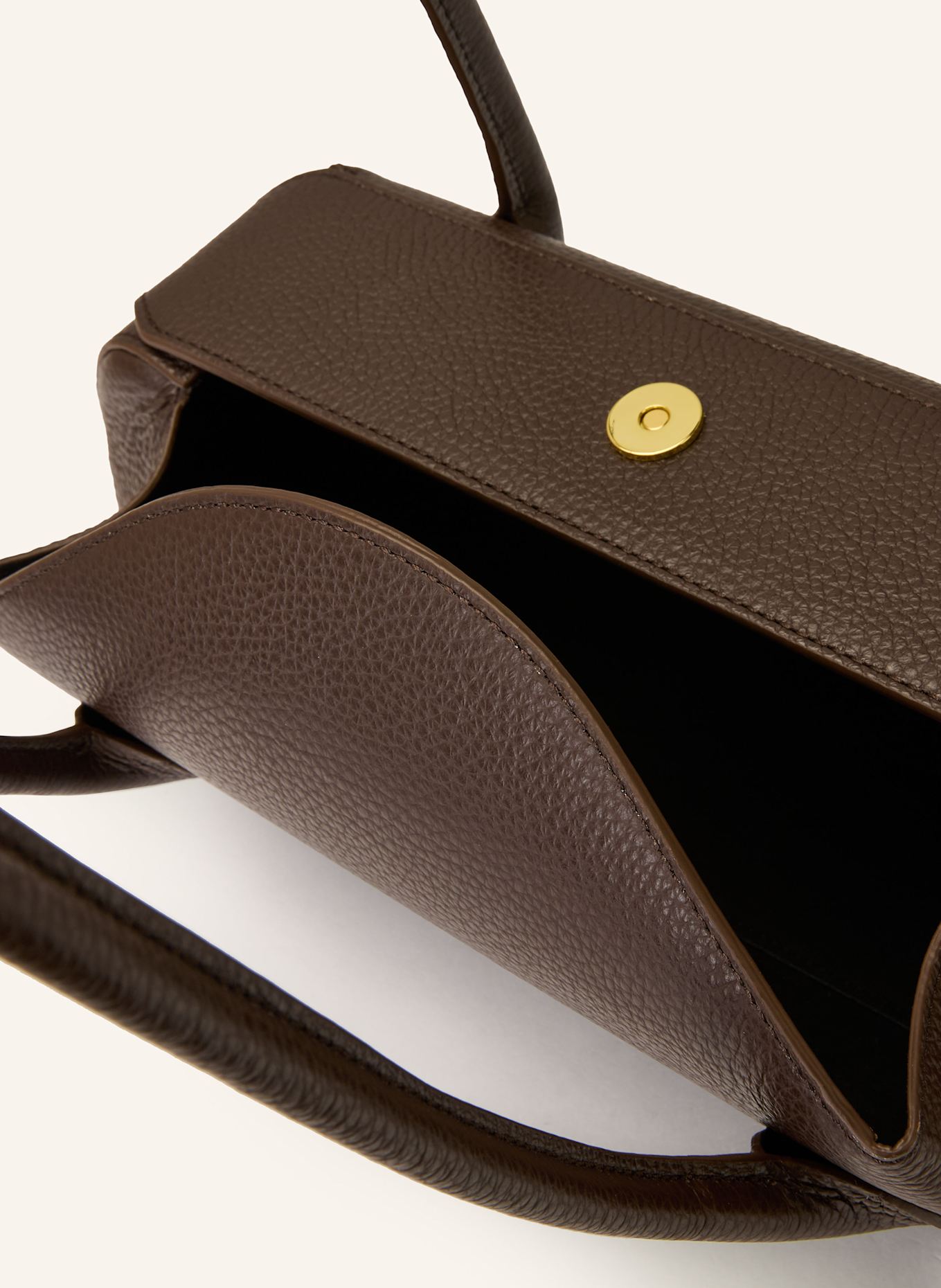 YUZEFI Schultertasche OYSTER: DUNKELBRAUN