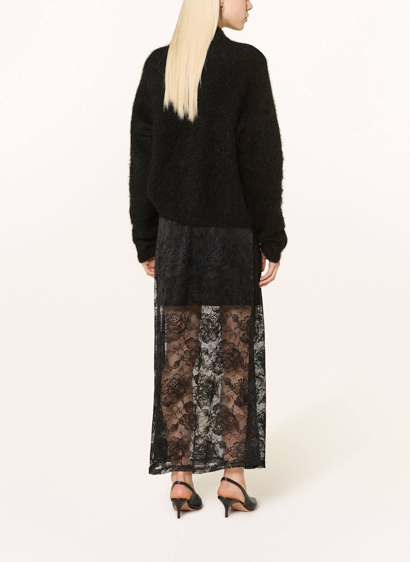 GESTUZ Pullover GZDEBBIE mit Mohair: SCHWARZ