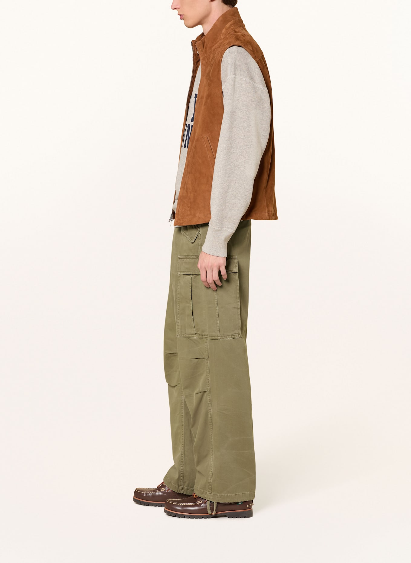 POLO RALPH LAUREN Cargohose Big Fit: OLIV