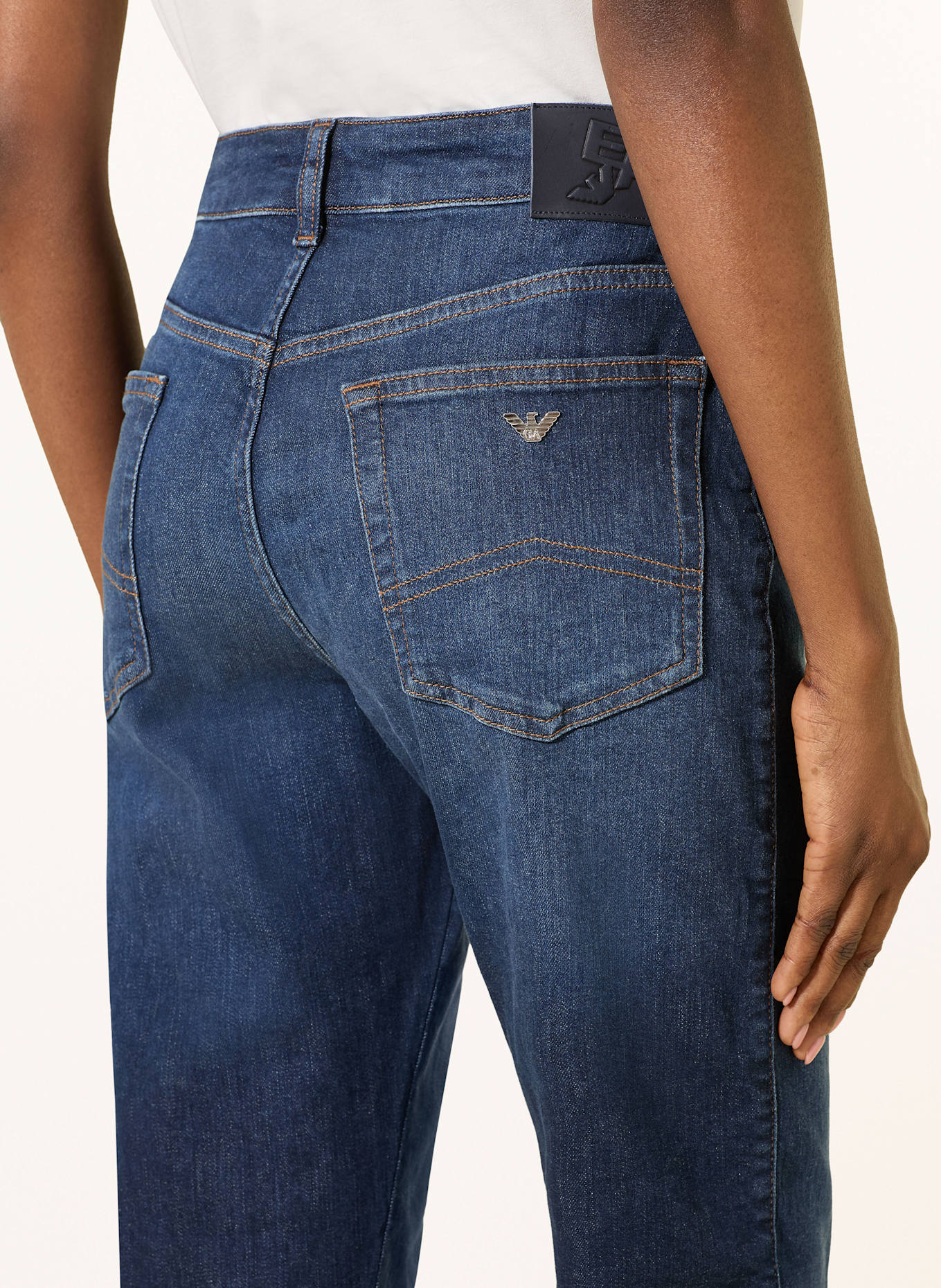 EMPORIO ARMANI Jeansy skinny: MB001 denim blue