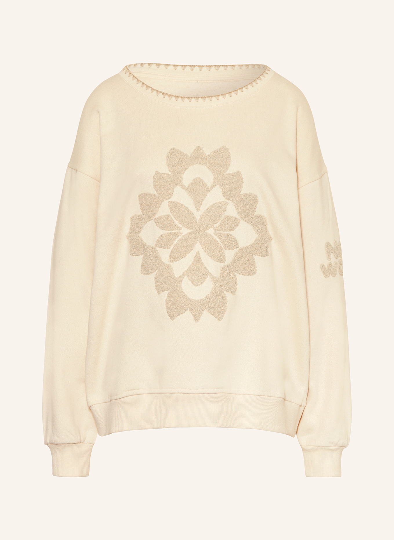 Grace Sweatshirt: CREME