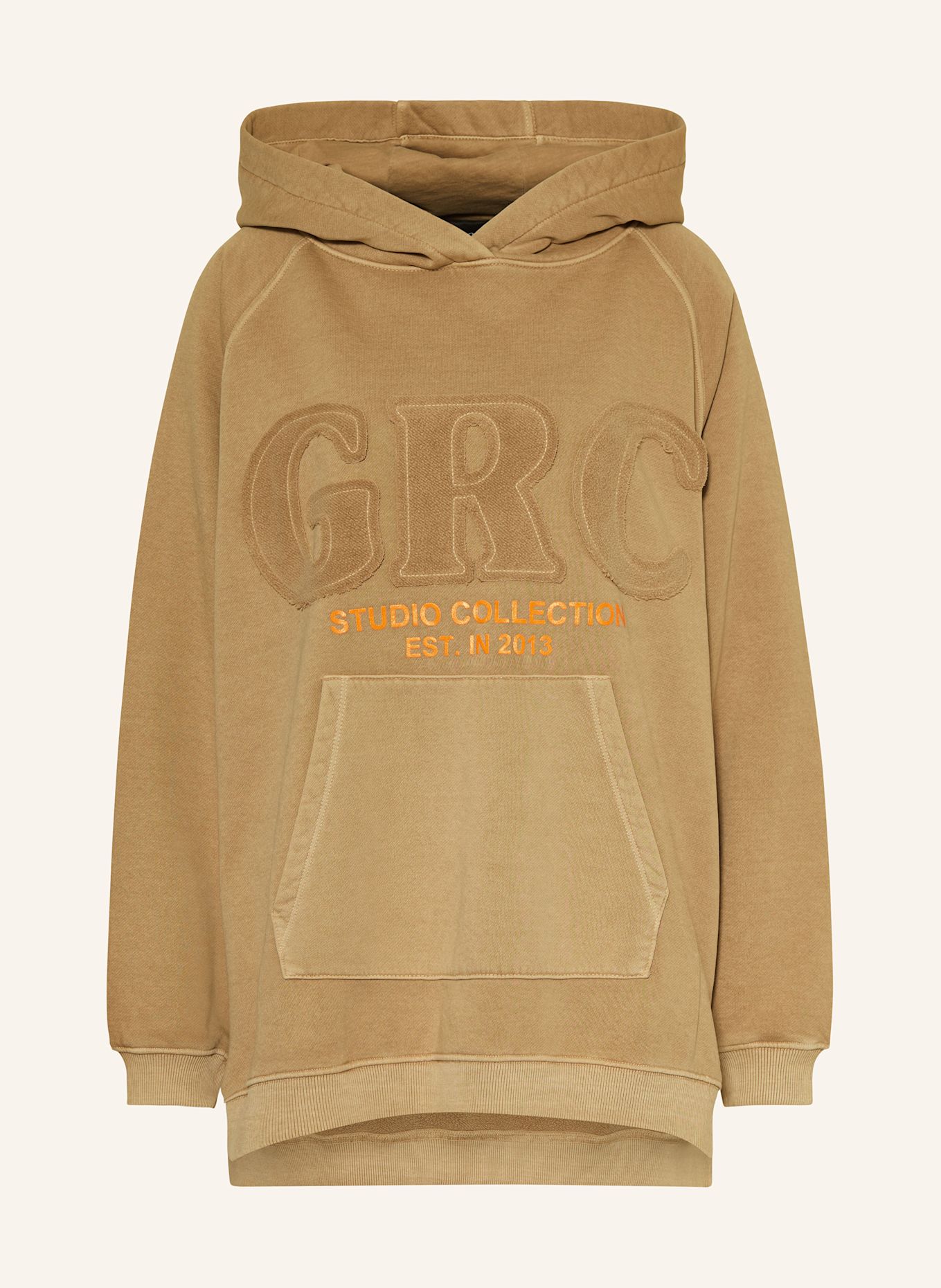 Grace Oversized-Hoodie: CAMEL