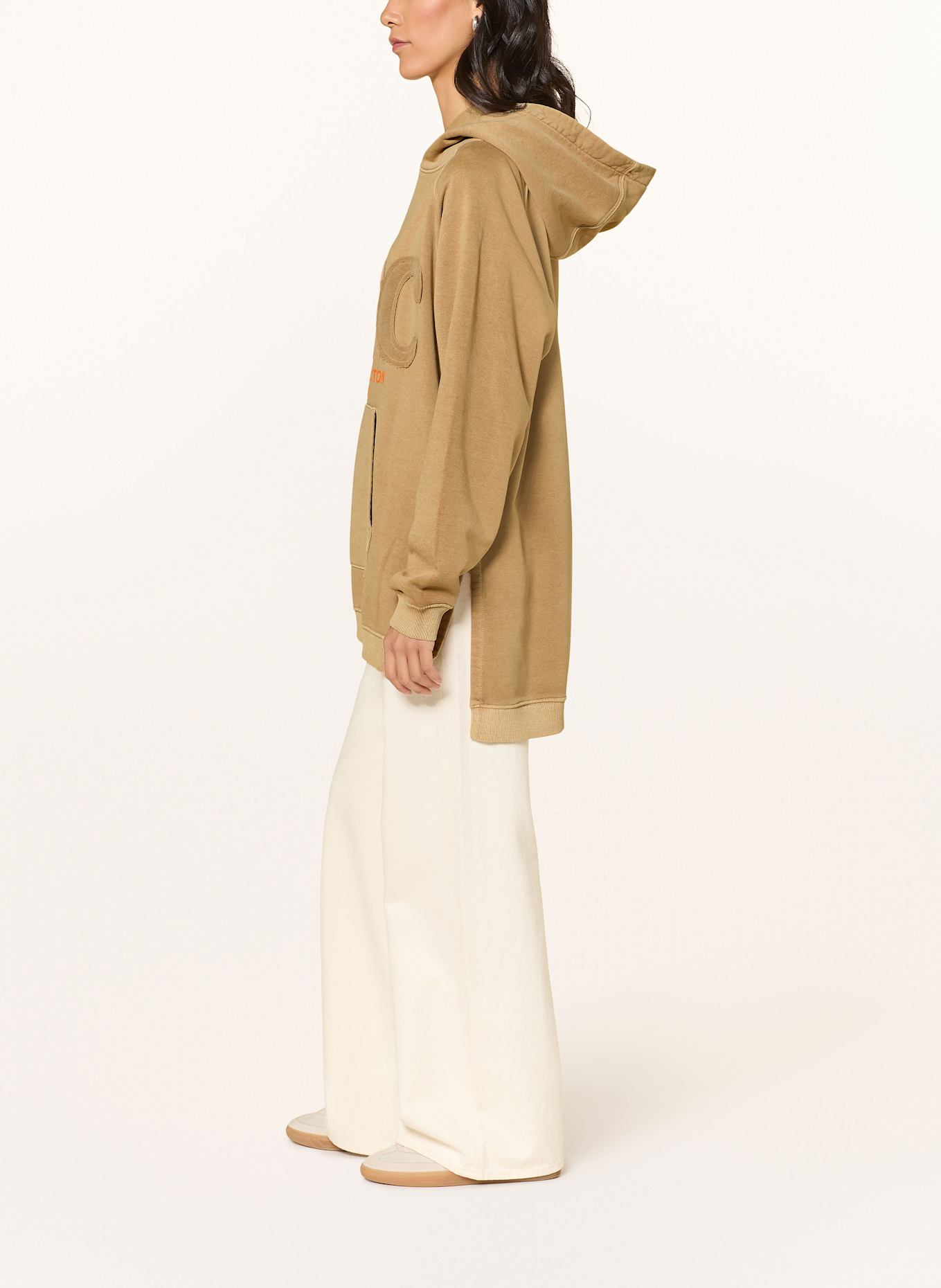 Grace Oversized-Hoodie: CAMEL