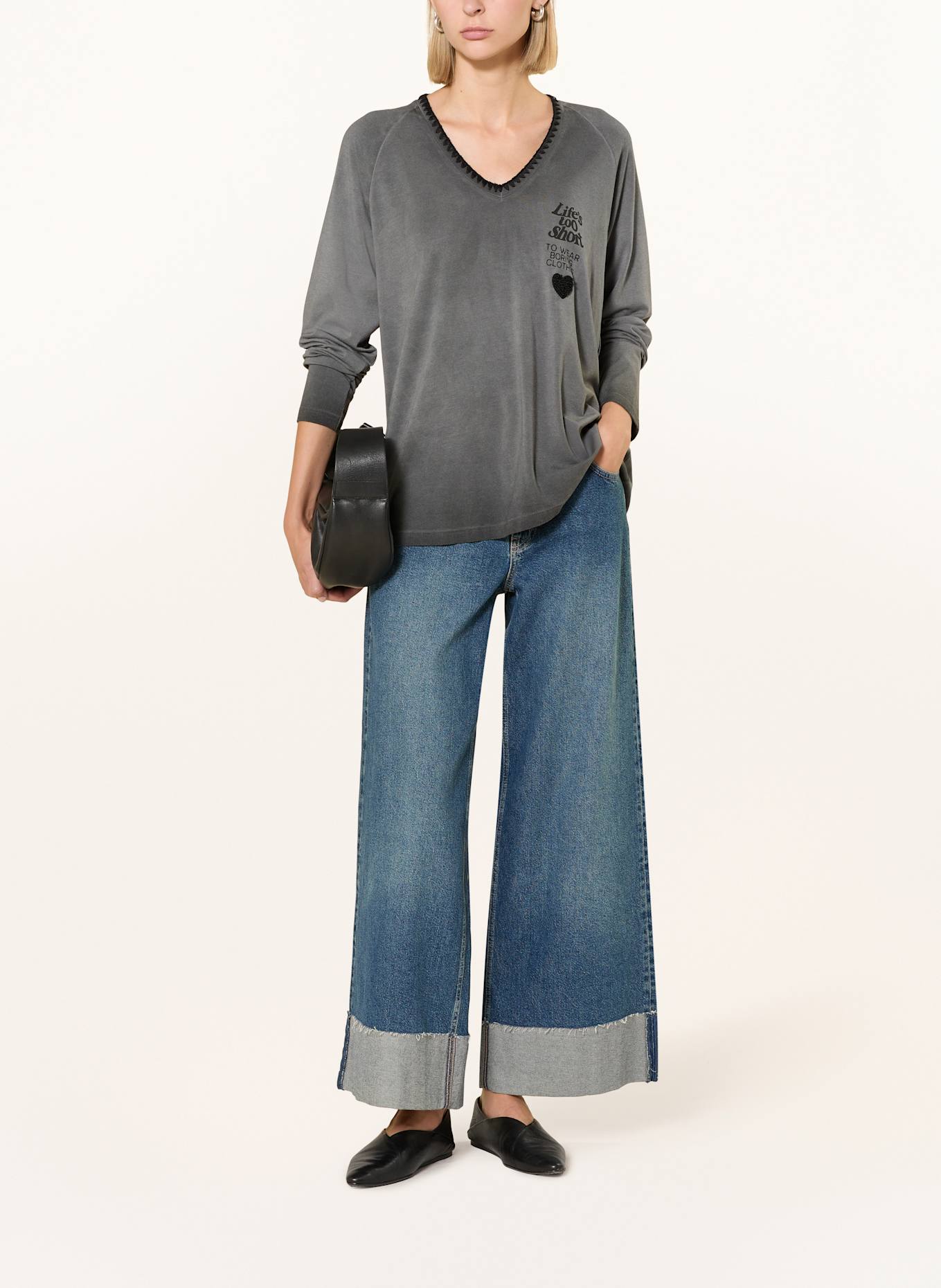 Grace Longsleeve: GRAU