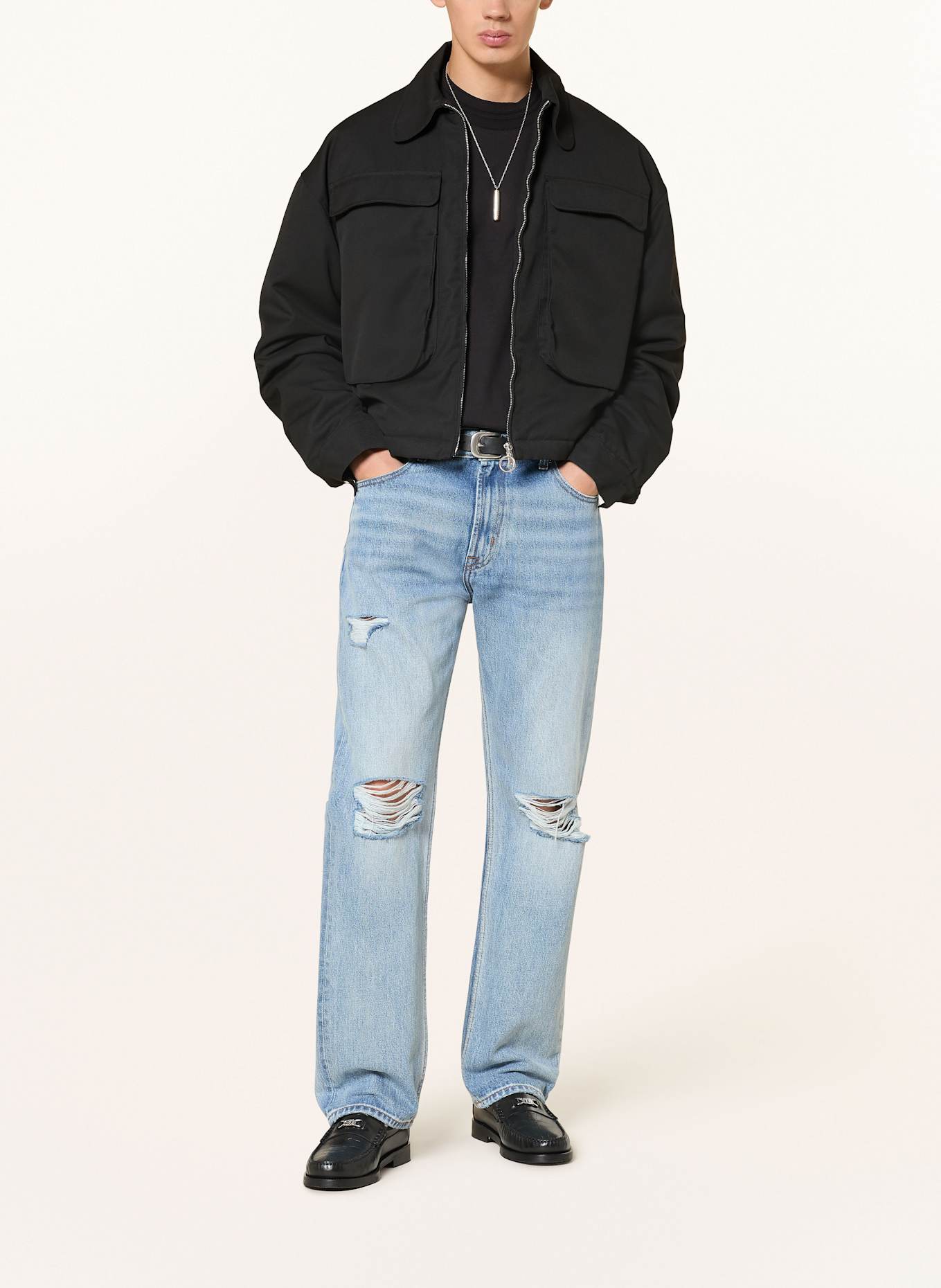 7 for all mankind Jeansy STRAIGHT TERRELL straight fit: 1DI Light Blue